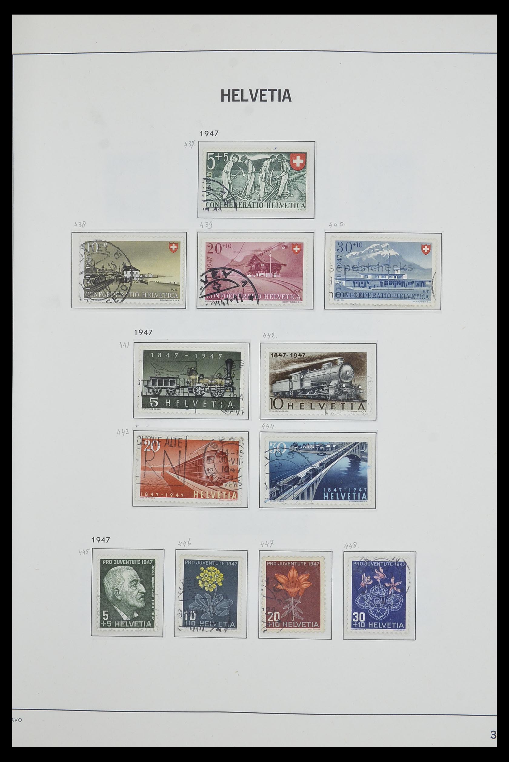 33602 030 - Stamp collection 33602 Switzerland 1854-1984.