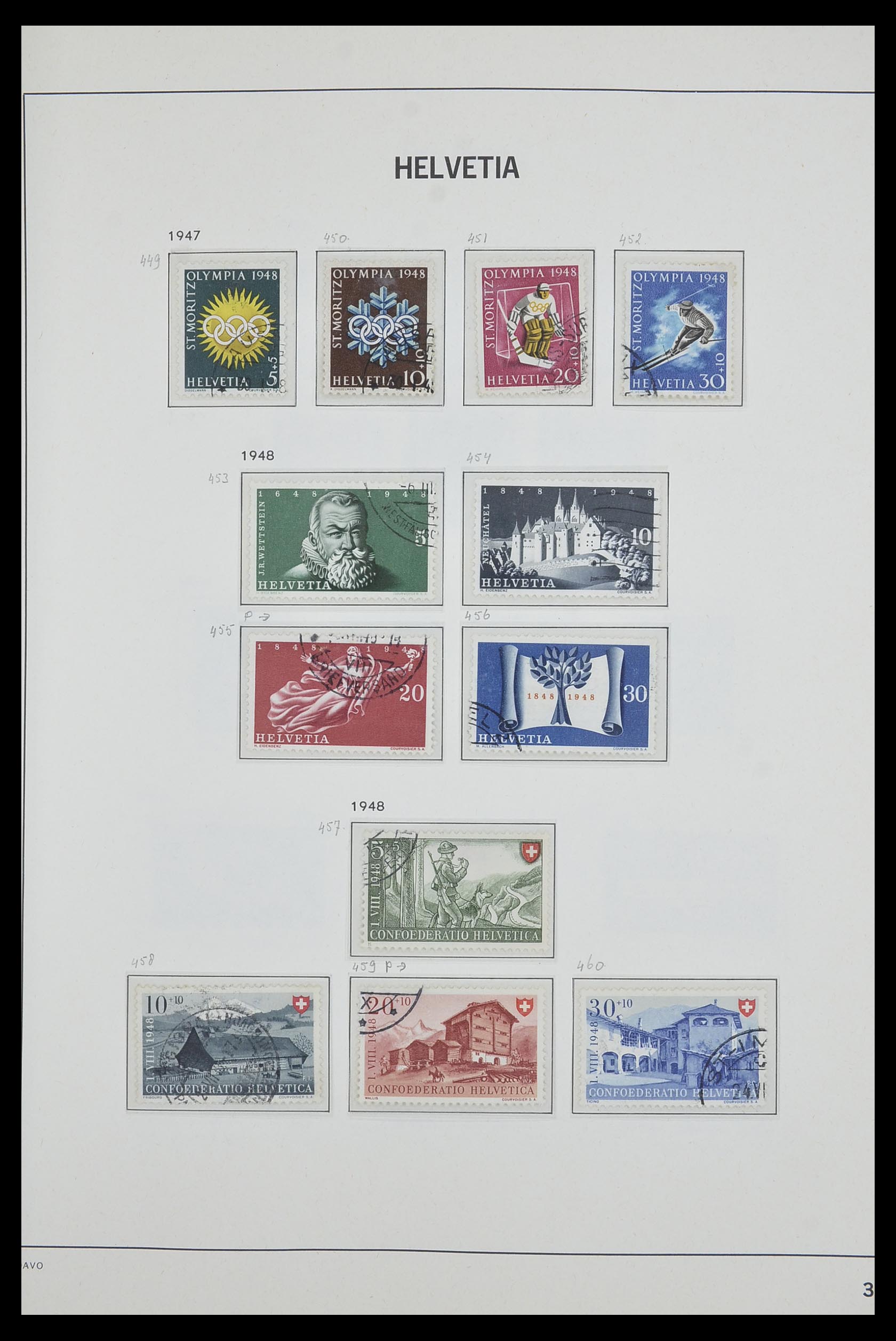 33602 031 - Stamp collection 33602 Switzerland 1854-1984.