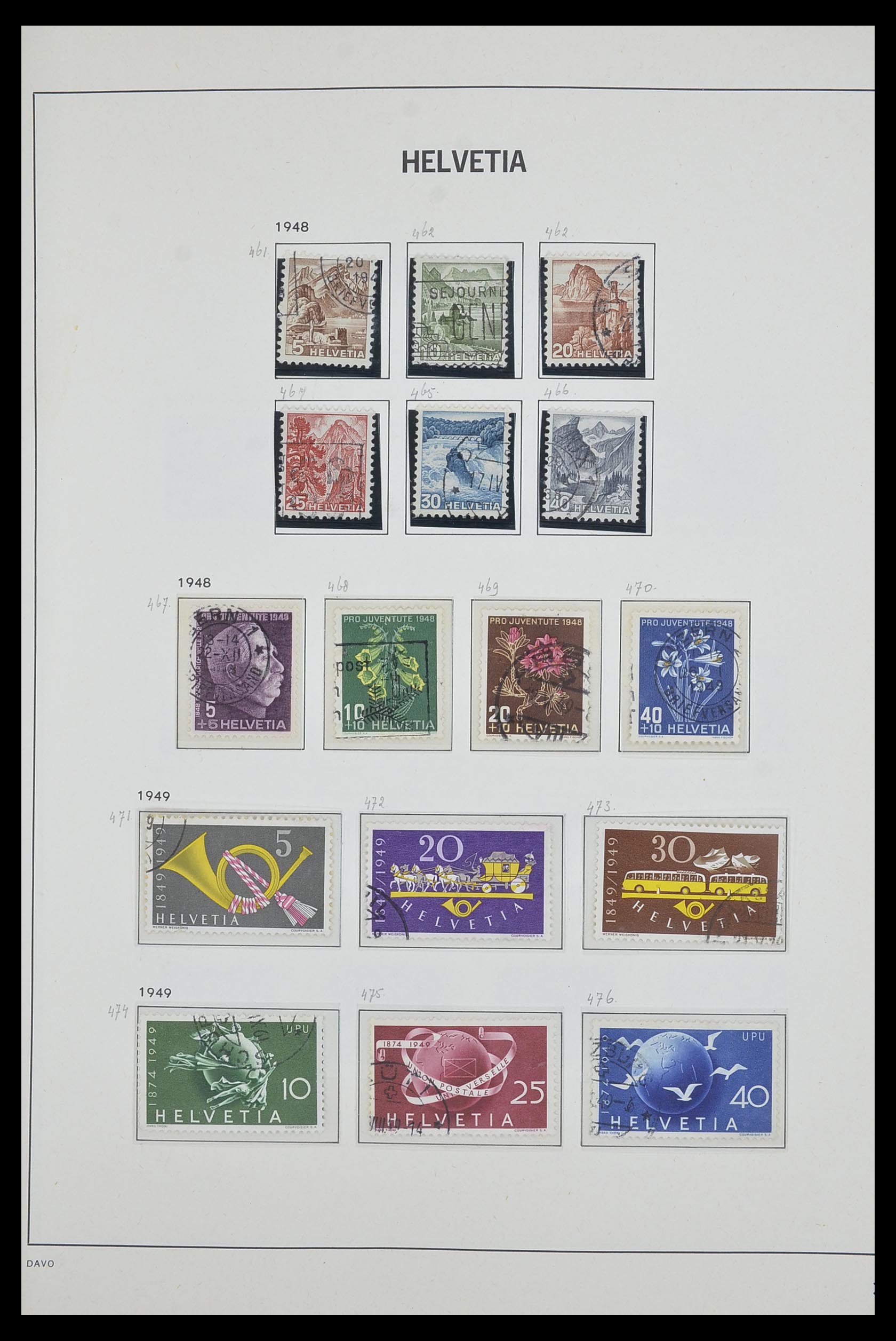 33602 032 - Postzegelverzameling 33602 Zwitserland 1854-1984.