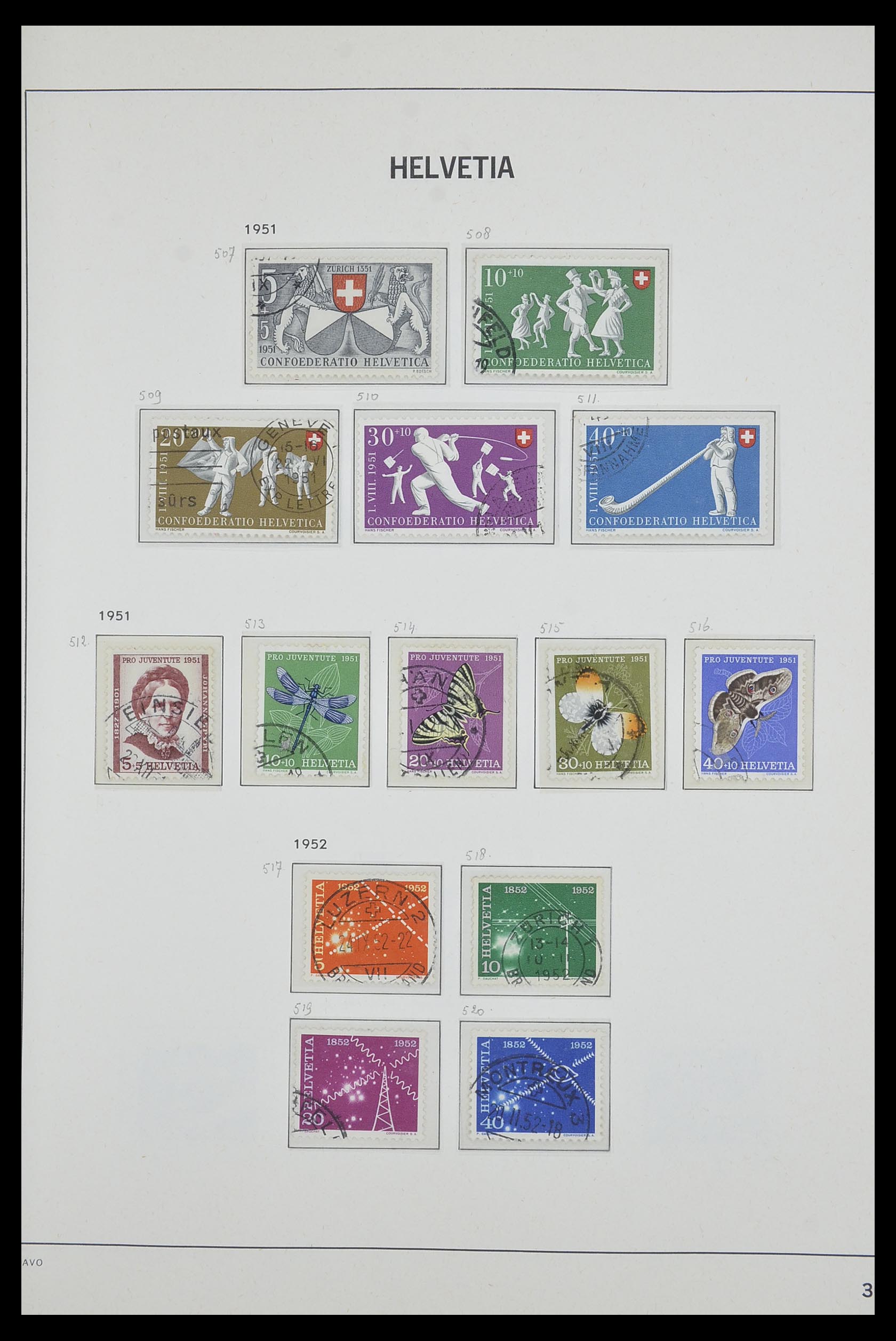 33602 035 - Stamp collection 33602 Switzerland 1854-1984.