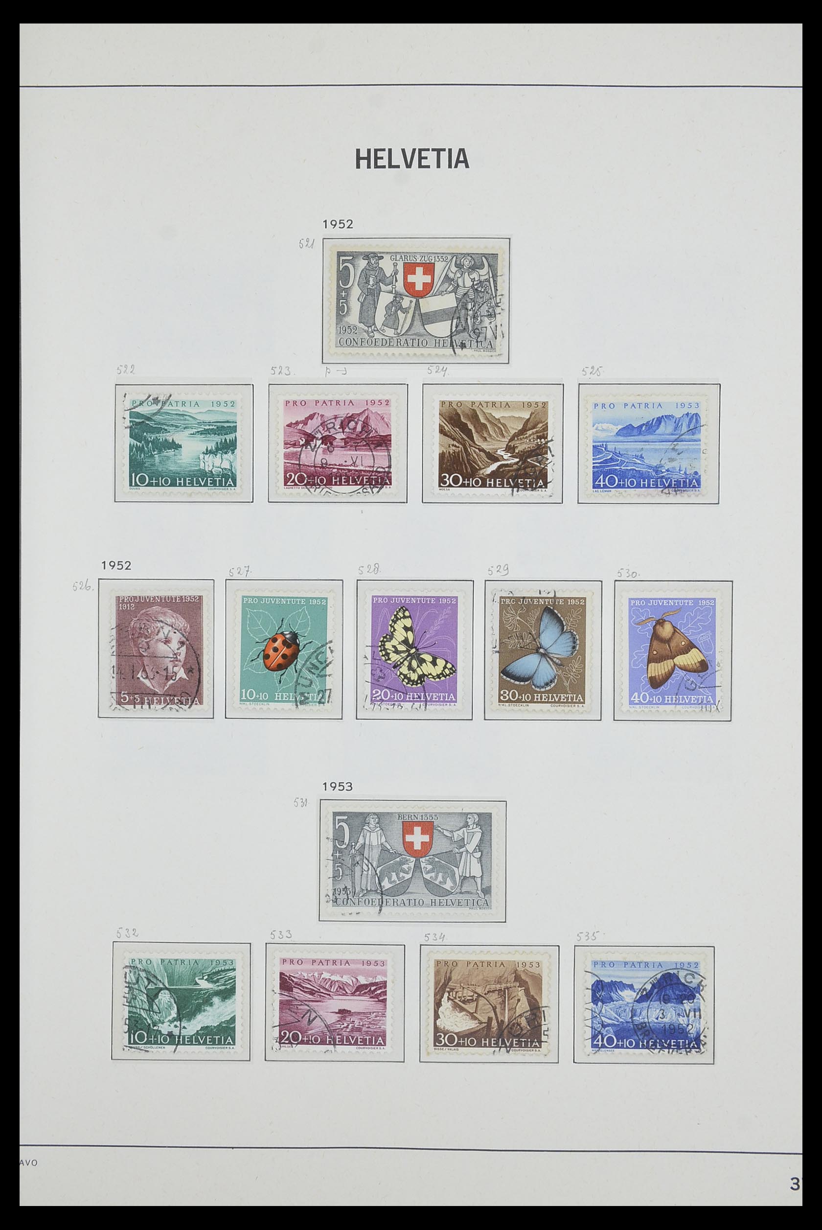 33602 036 - Postzegelverzameling 33602 Zwitserland 1854-1984.