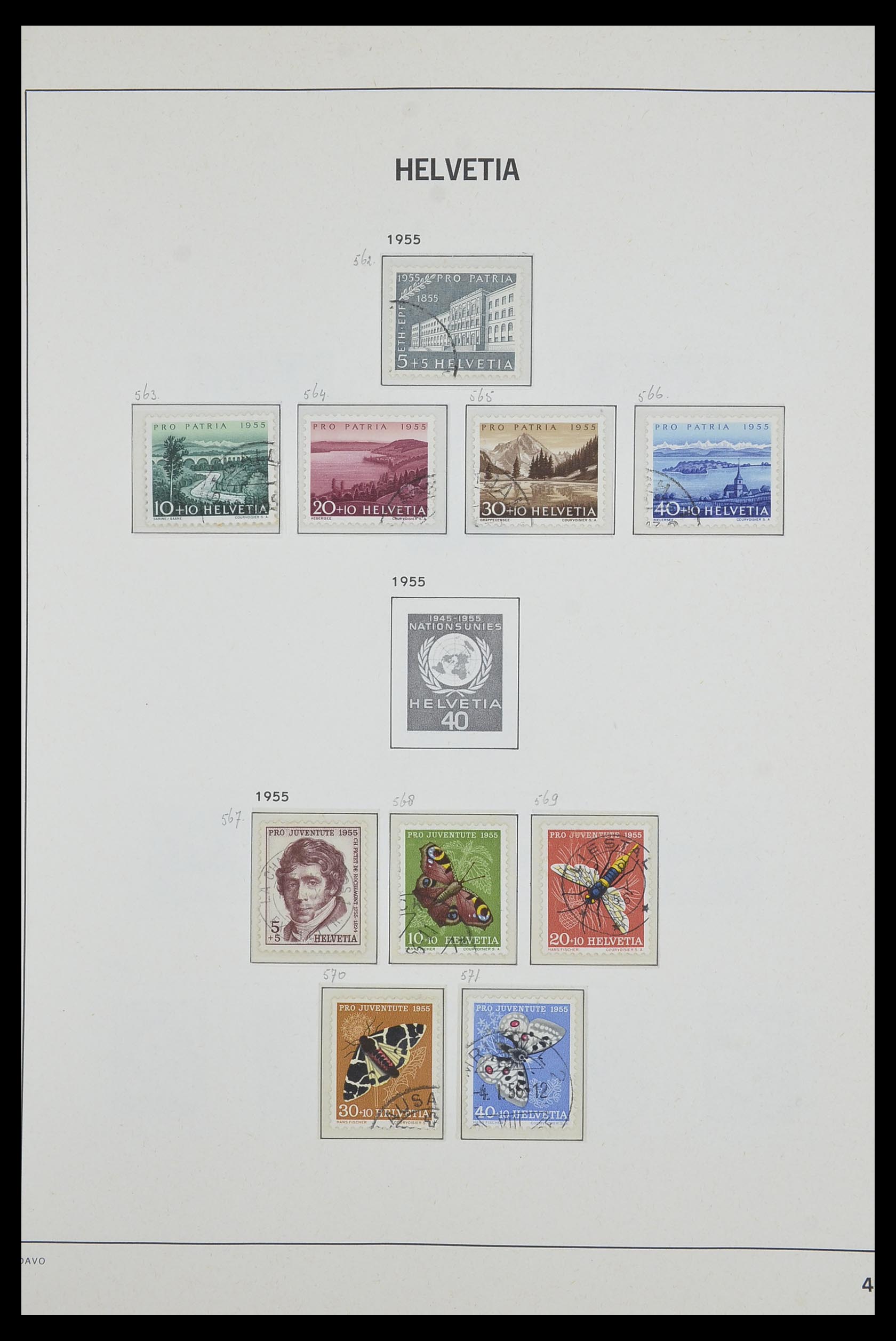 33602 039 - Stamp collection 33602 Switzerland 1854-1984.