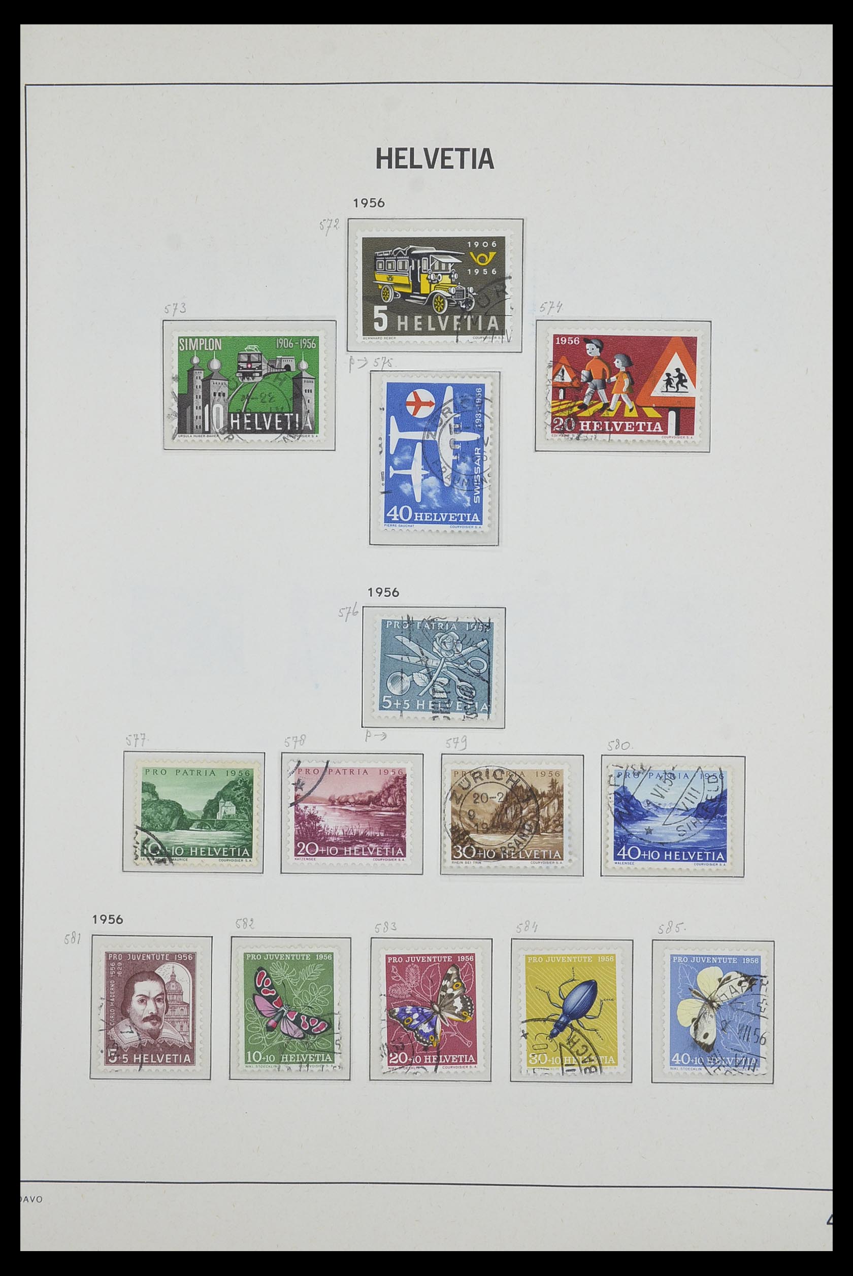 33602 040 - Stamp collection 33602 Switzerland 1854-1984.