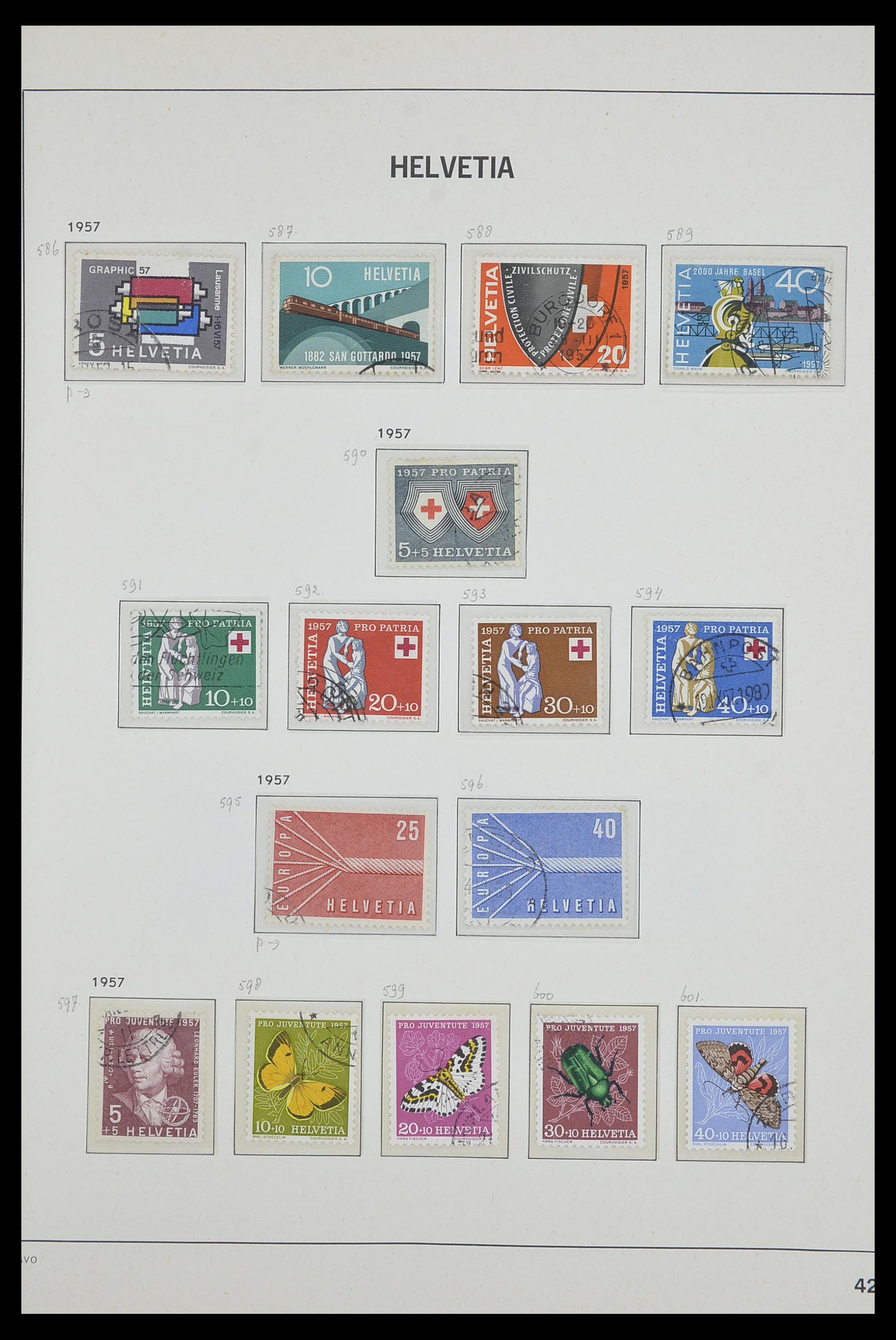 33602 041 - Stamp collection 33602 Switzerland 1854-1984.