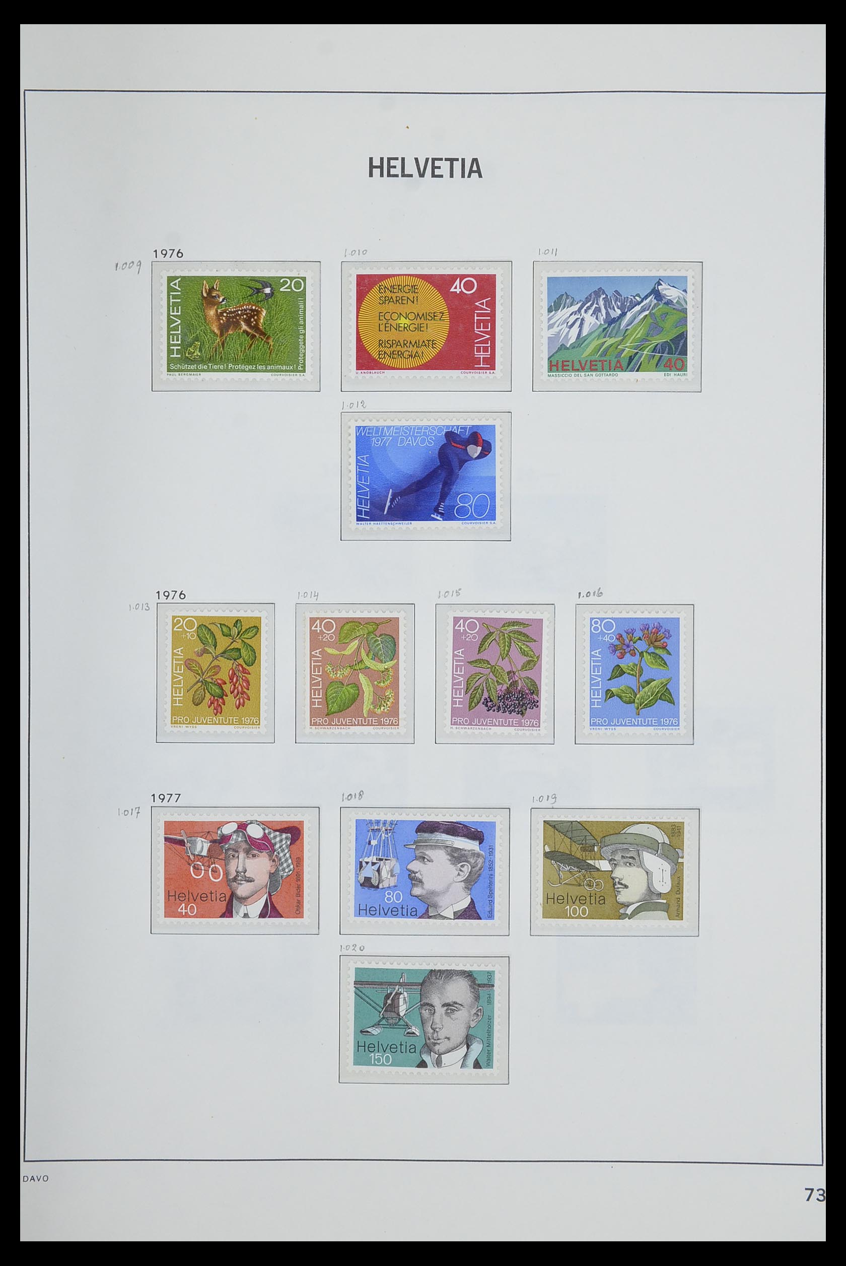 33602 072 - Stamp collection 33602 Switzerland 1854-1984.