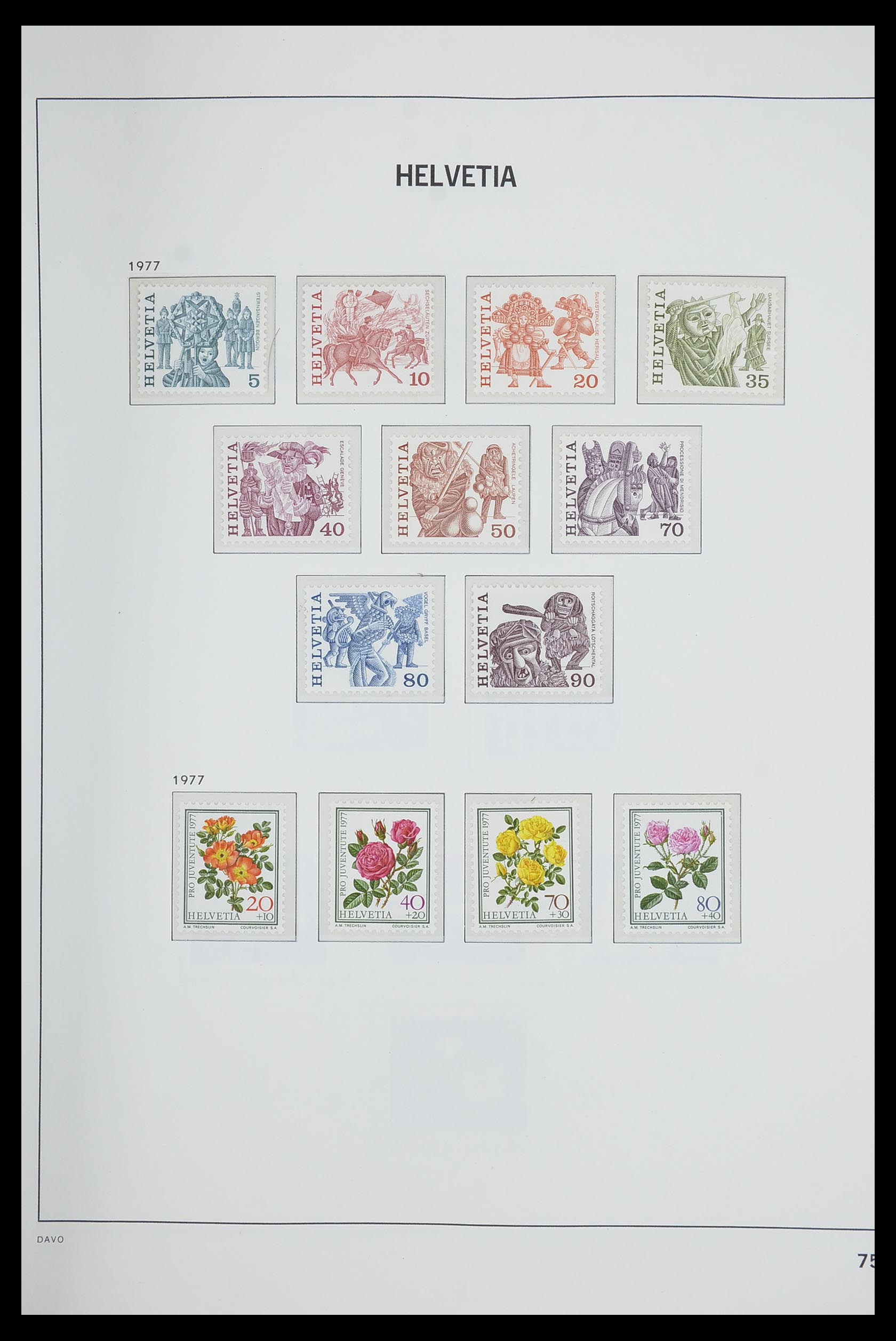 33602 074 - Stamp collection 33602 Switzerland 1854-1984.