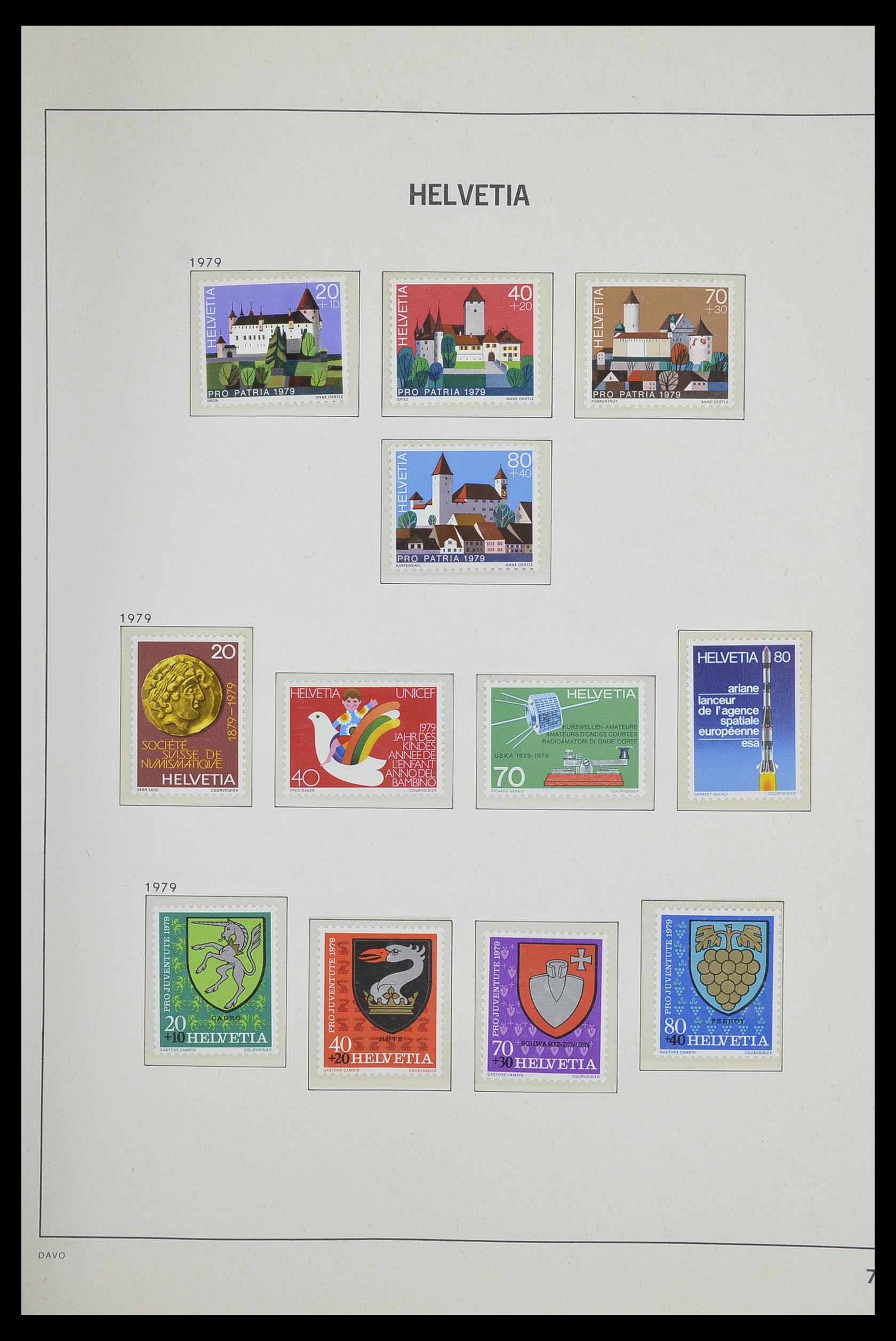 33602 078 - Postzegelverzameling 33602 Zwitserland 1854-1984.