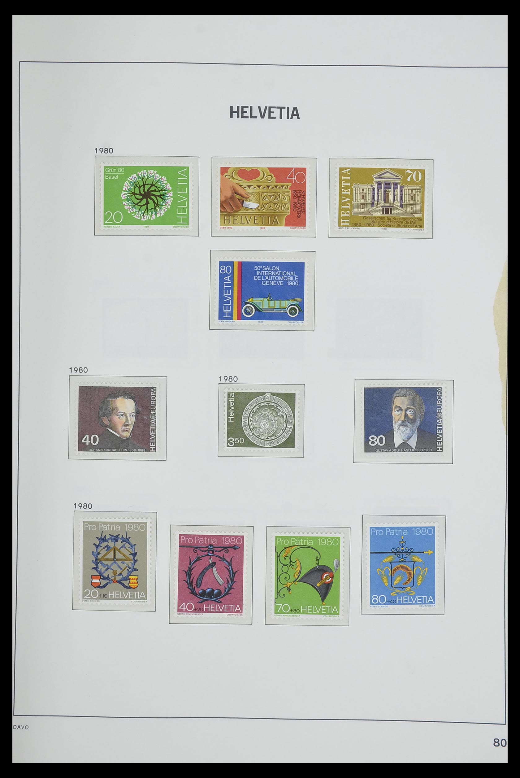 33602 079 - Postzegelverzameling 33602 Zwitserland 1854-1984.