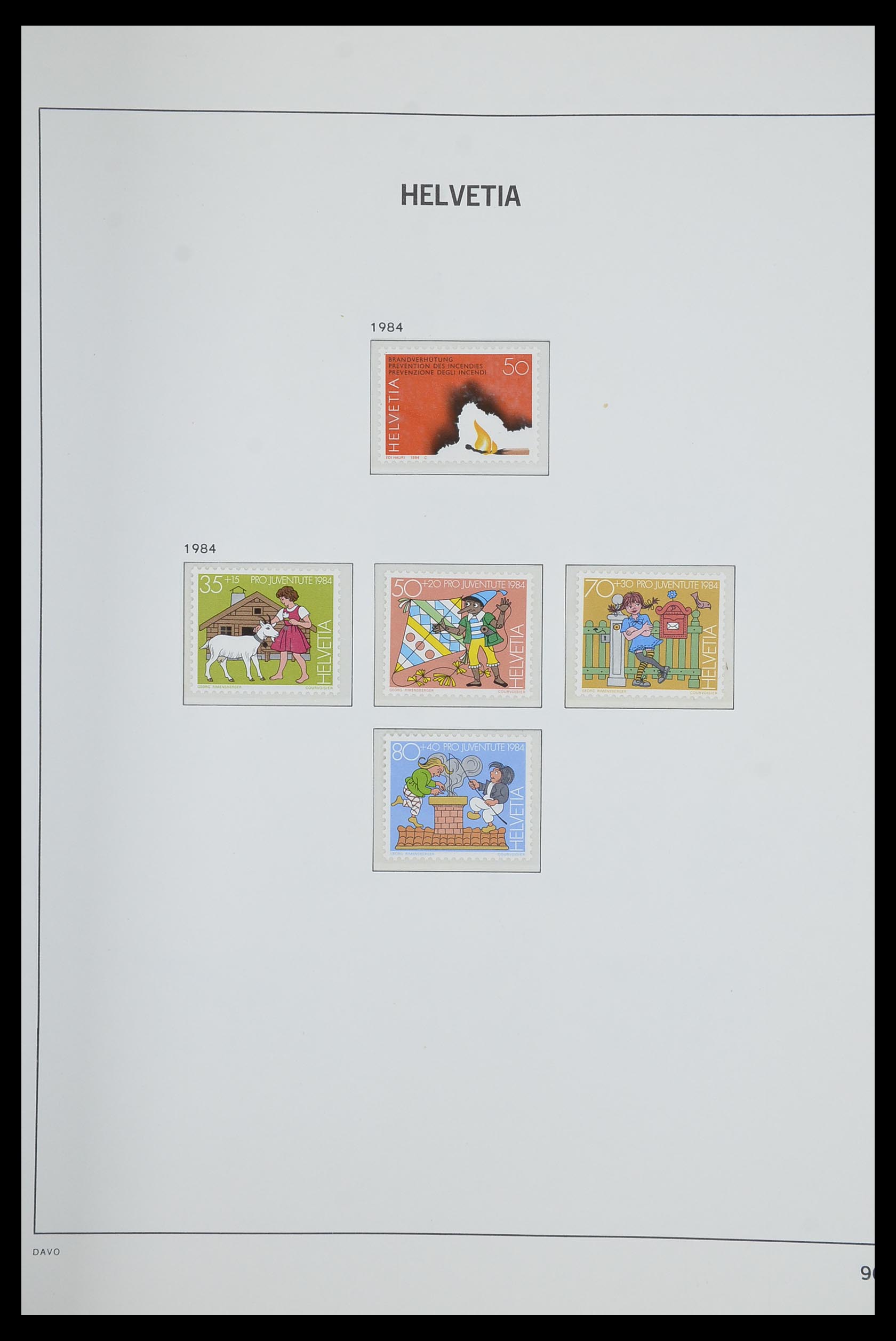 33602 089 - Stamp collection 33602 Switzerland 1854-1984.