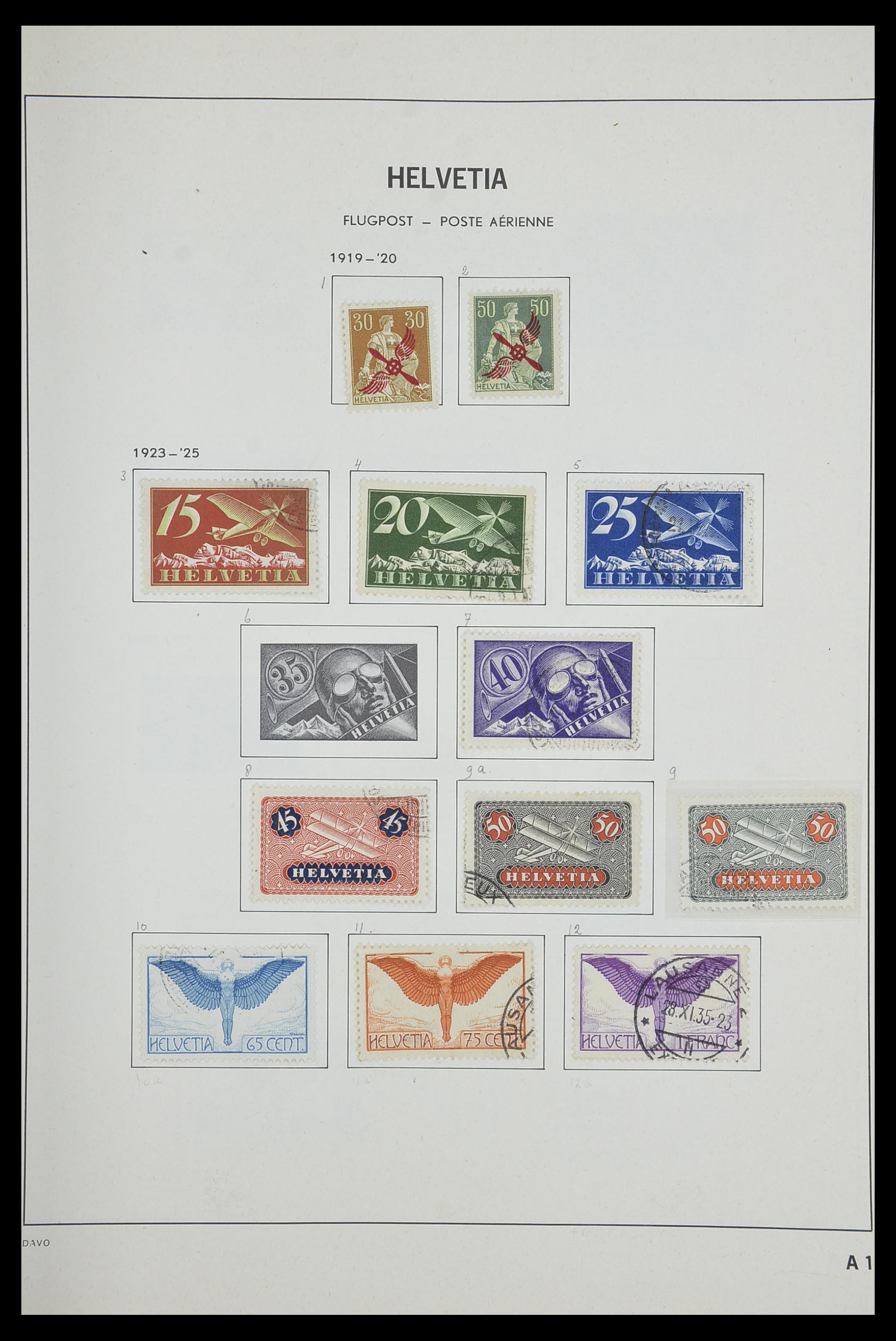 33602 090 - Stamp collection 33602 Switzerland 1854-1984.