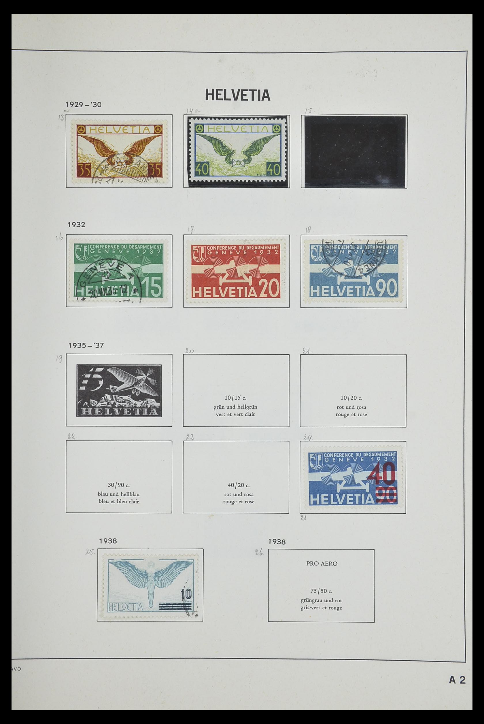 33602 091 - Postzegelverzameling 33602 Zwitserland 1854-1984.