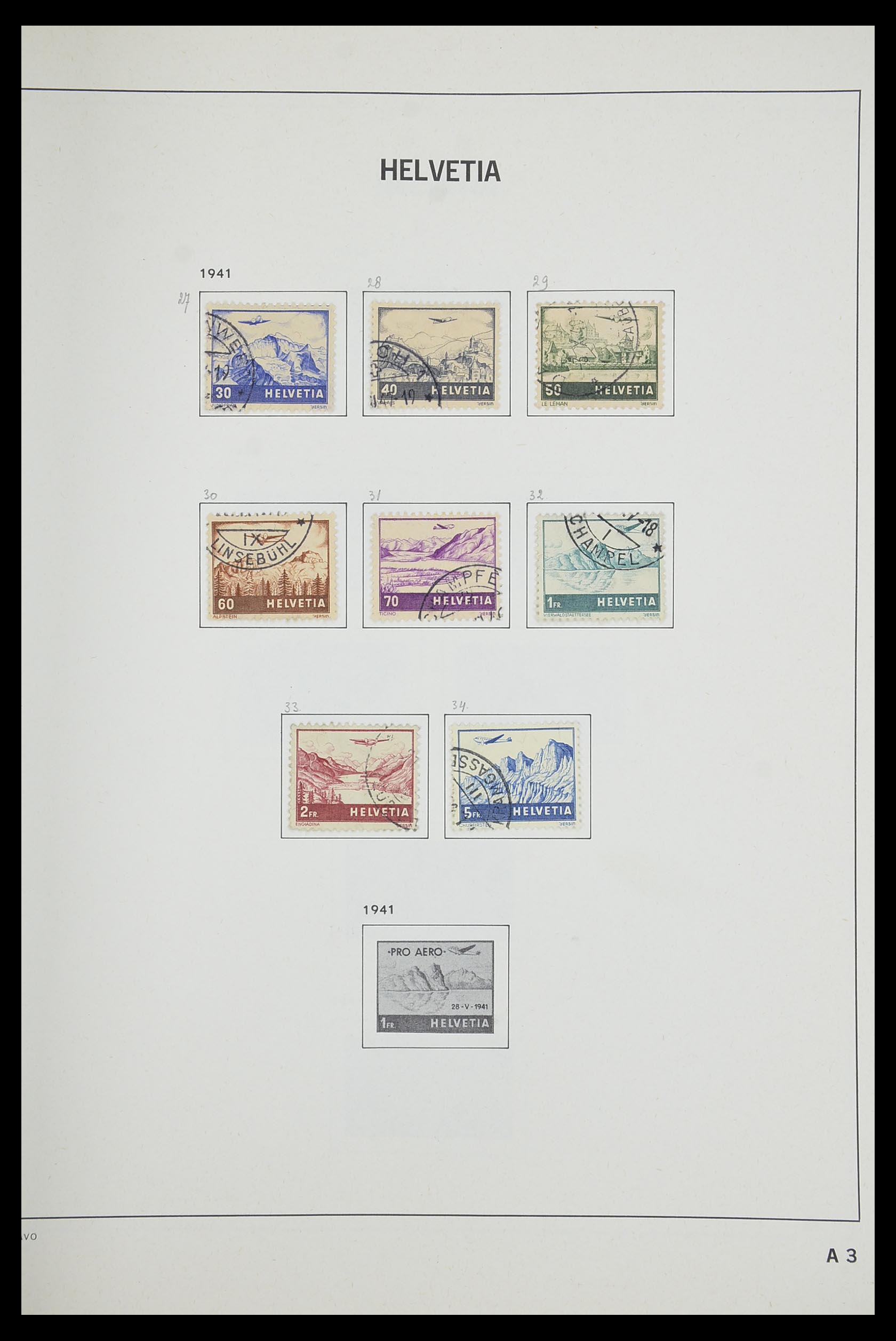 33602 092 - Postzegelverzameling 33602 Zwitserland 1854-1984.