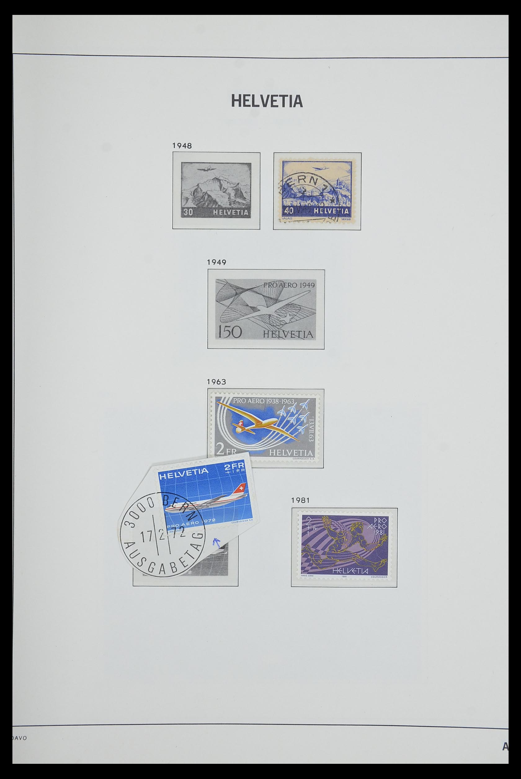 33602 094 - Postzegelverzameling 33602 Zwitserland 1854-1984.
