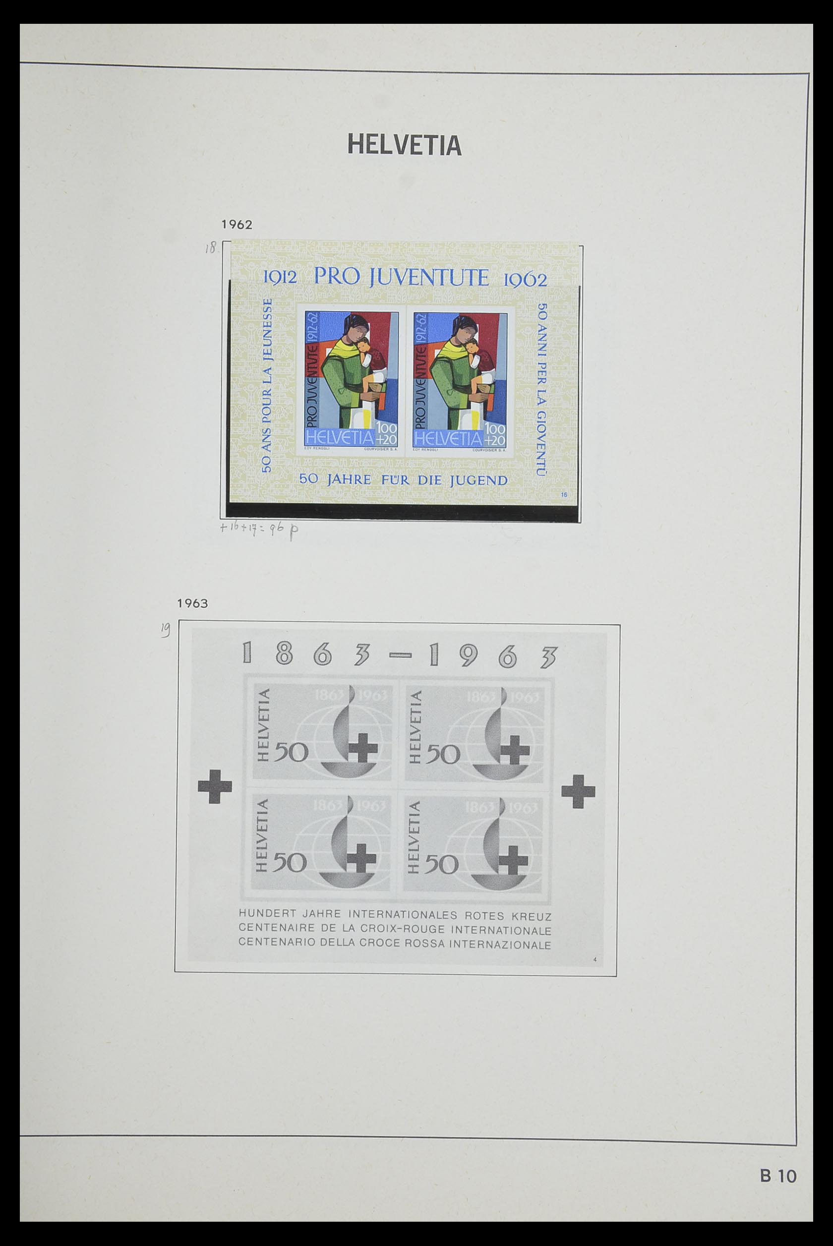 33602 097 - Postzegelverzameling 33602 Zwitserland 1854-1984.