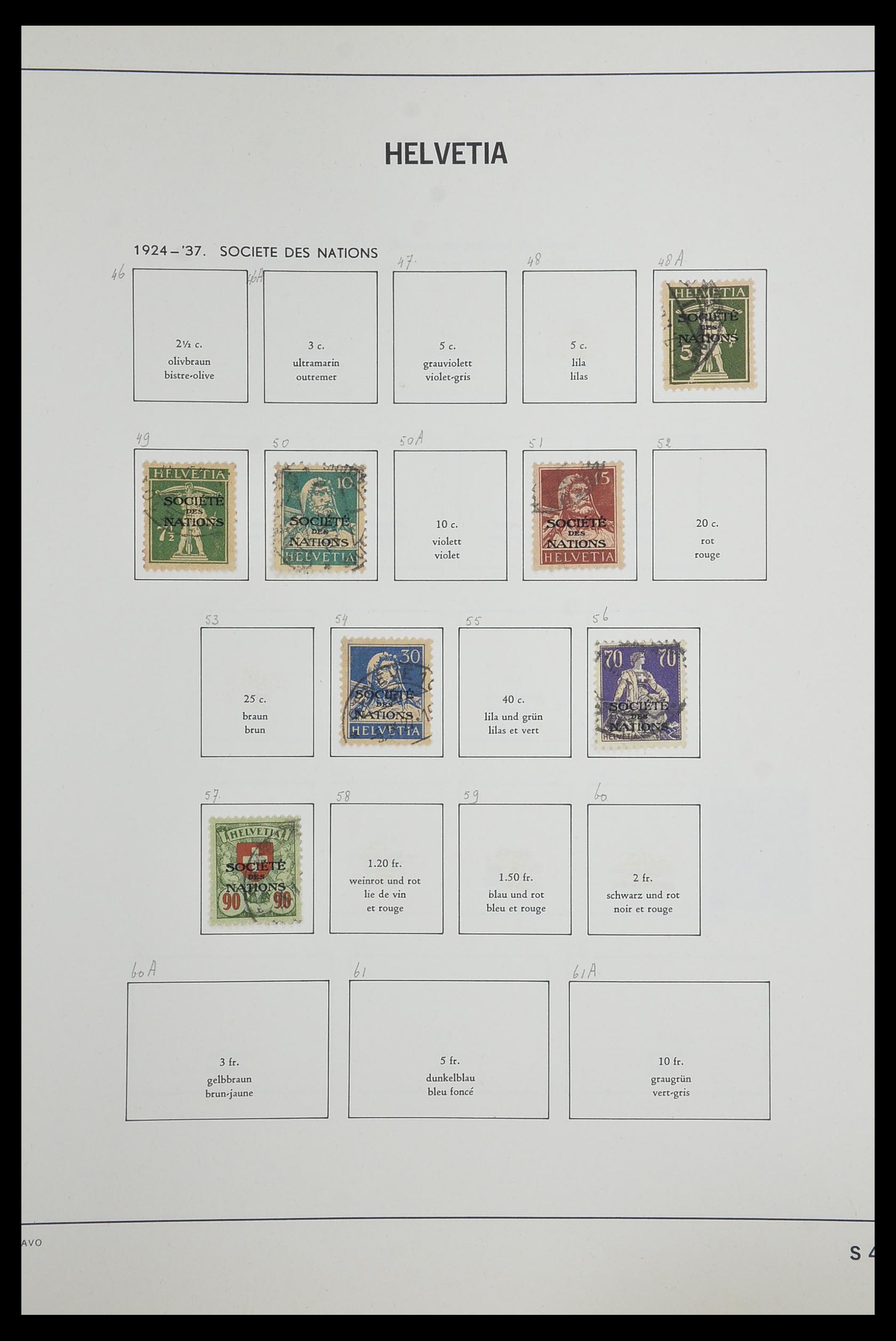 33602 104 - Postzegelverzameling 33602 Zwitserland 1854-1984.