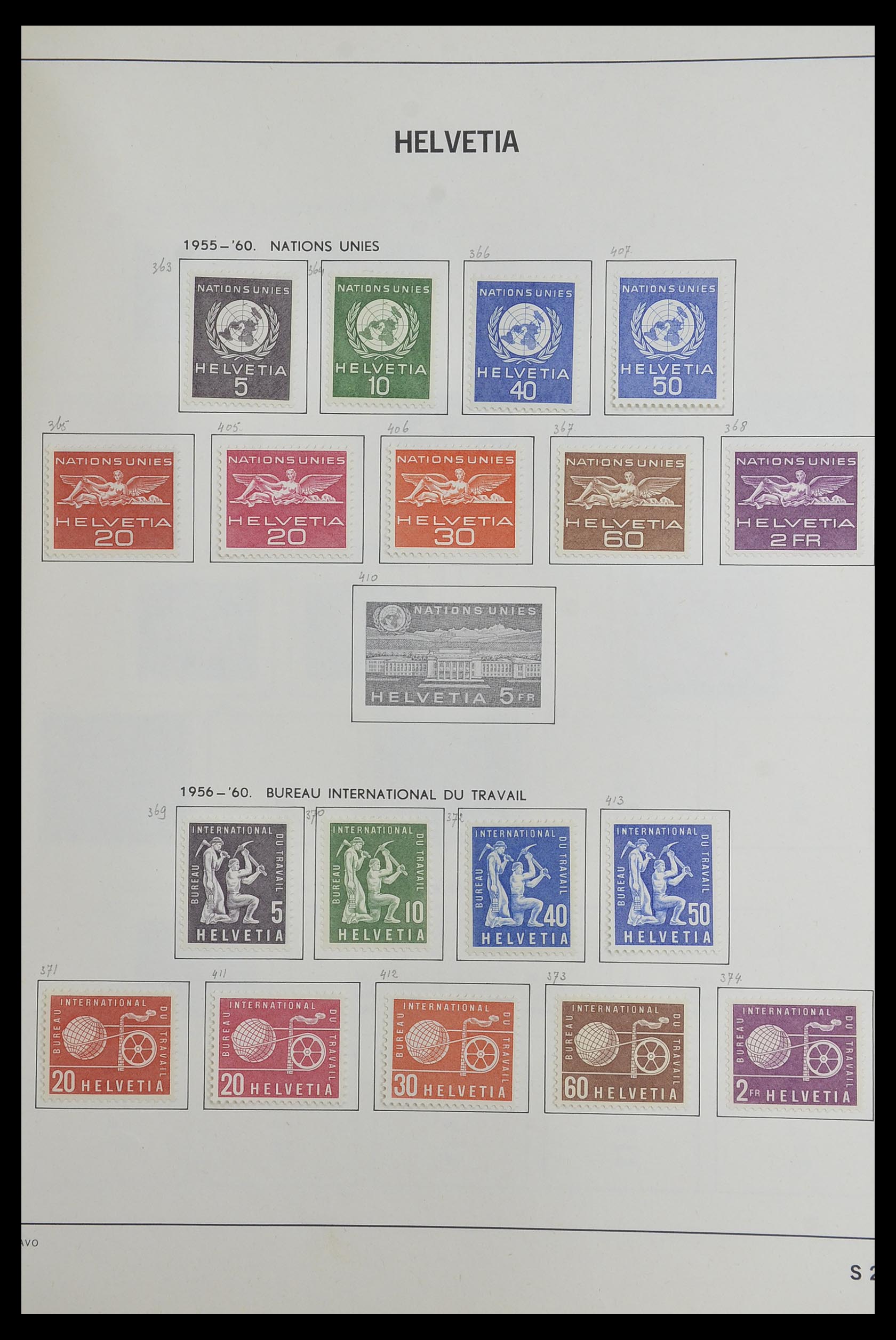33602 110 - Stamp collection 33602 Switzerland 1854-1984.