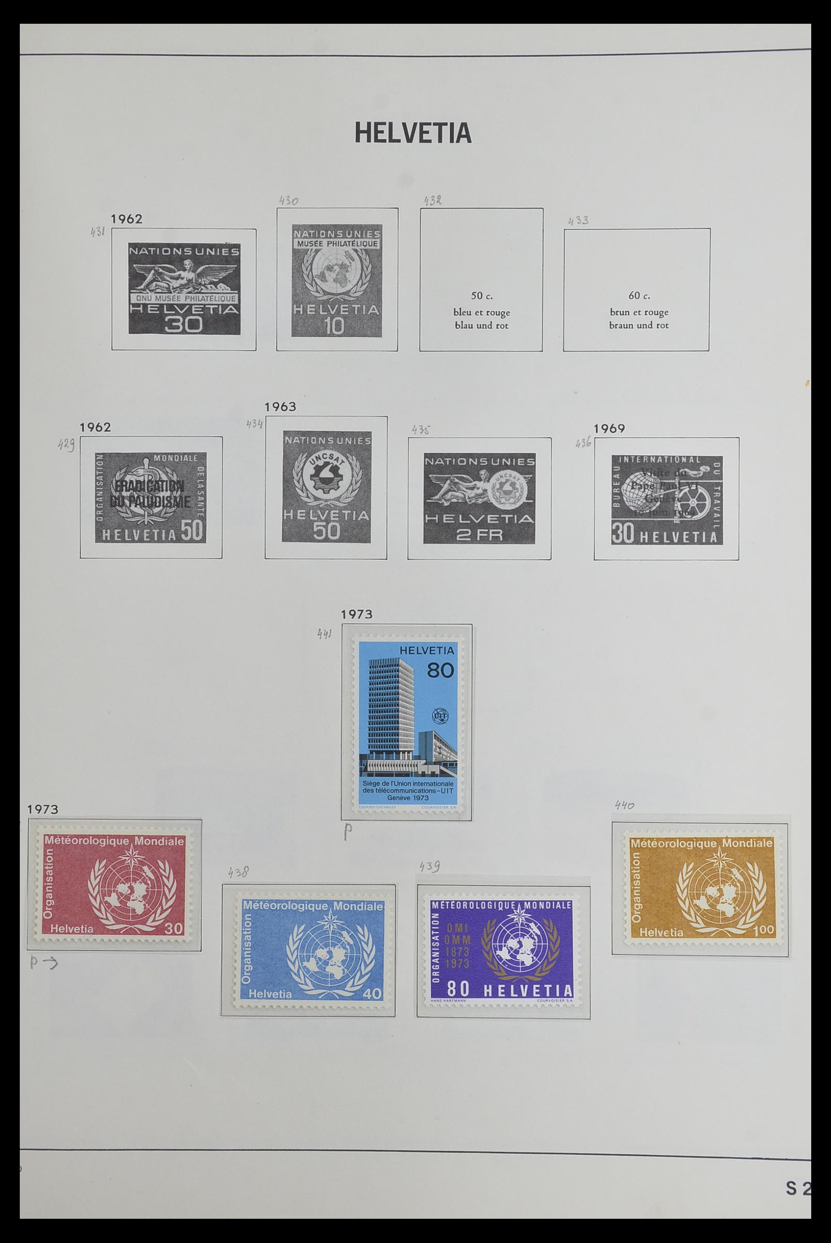 33602 112 - Stamp collection 33602 Switzerland 1854-1984.