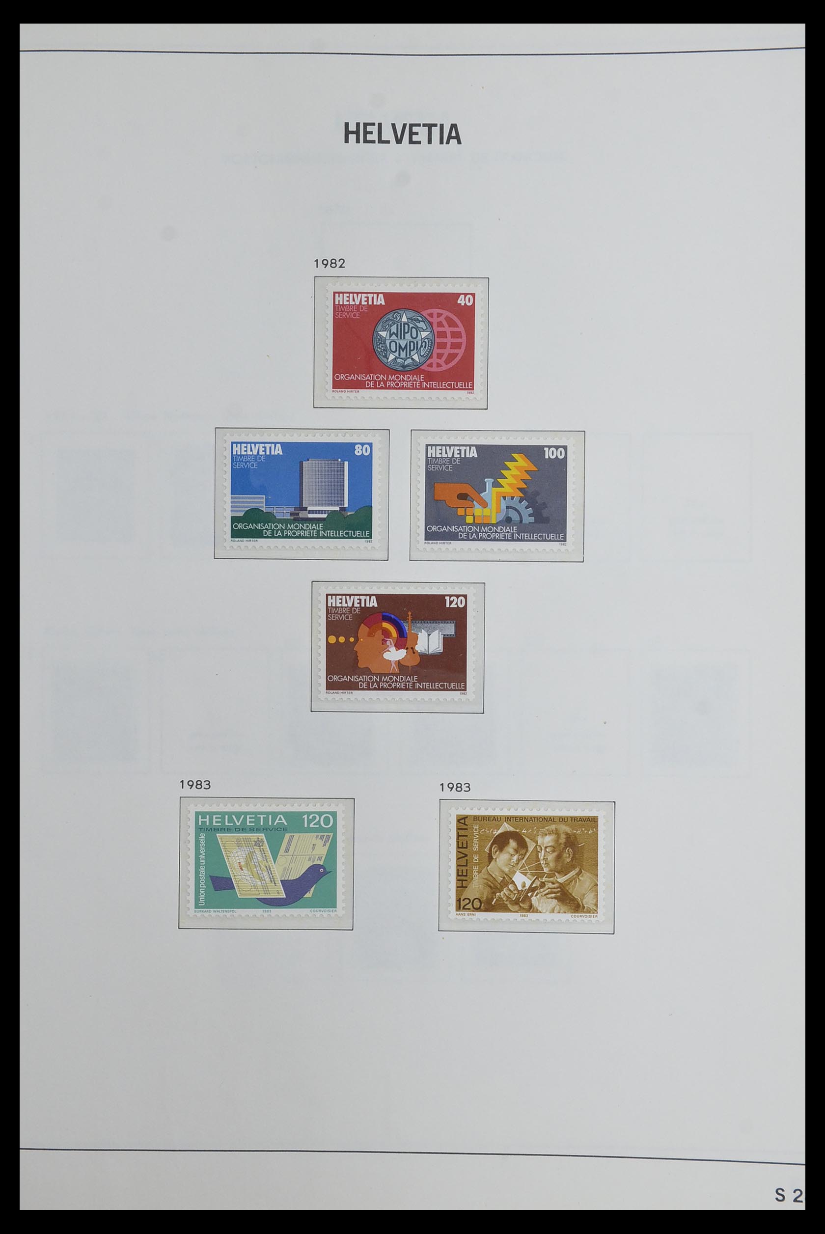 33602 114 - Stamp collection 33602 Switzerland 1854-1984.