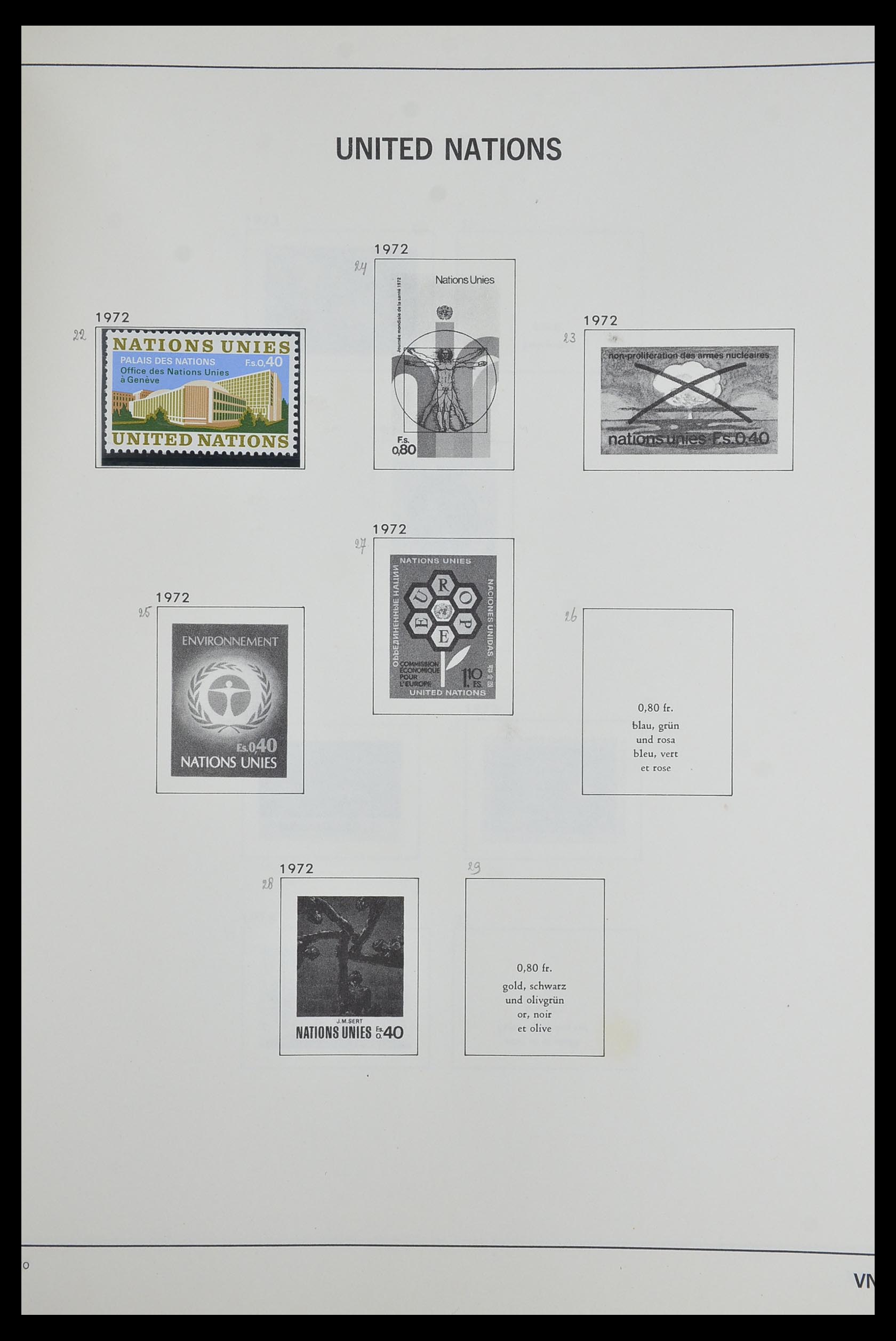 33602 123 - Postzegelverzameling 33602 Zwitserland 1854-1984.