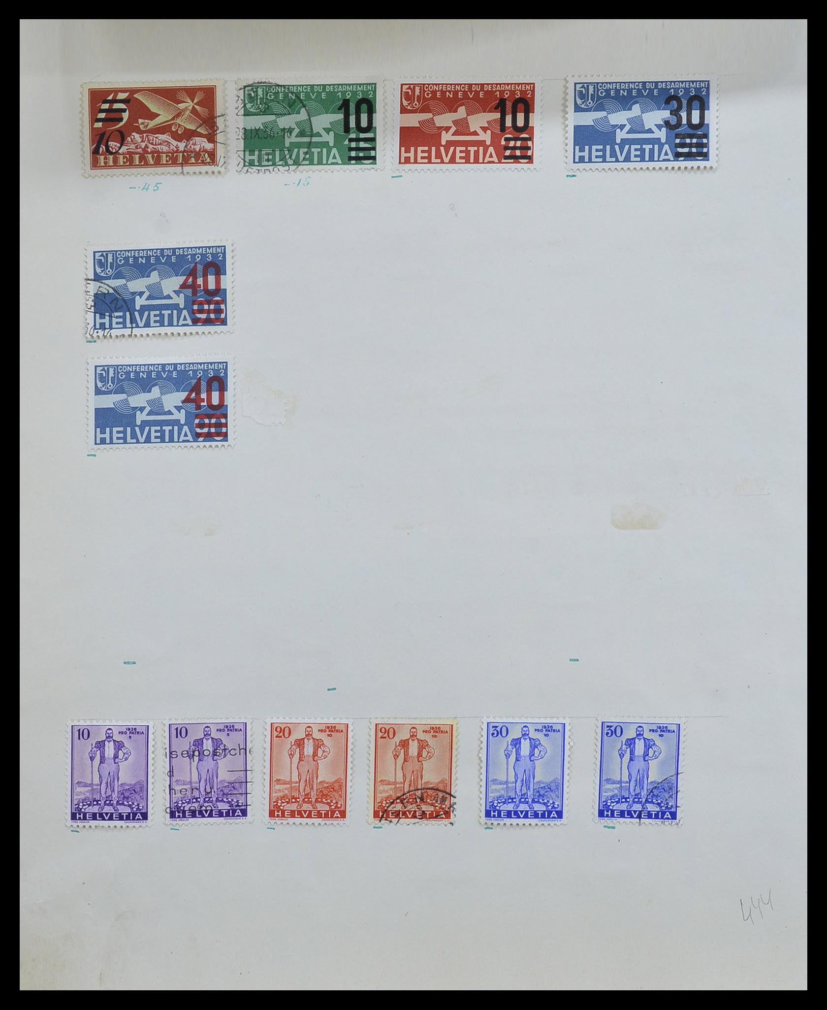 33603 015 - Stamp collection 33603 Switzerland 1862-1976.