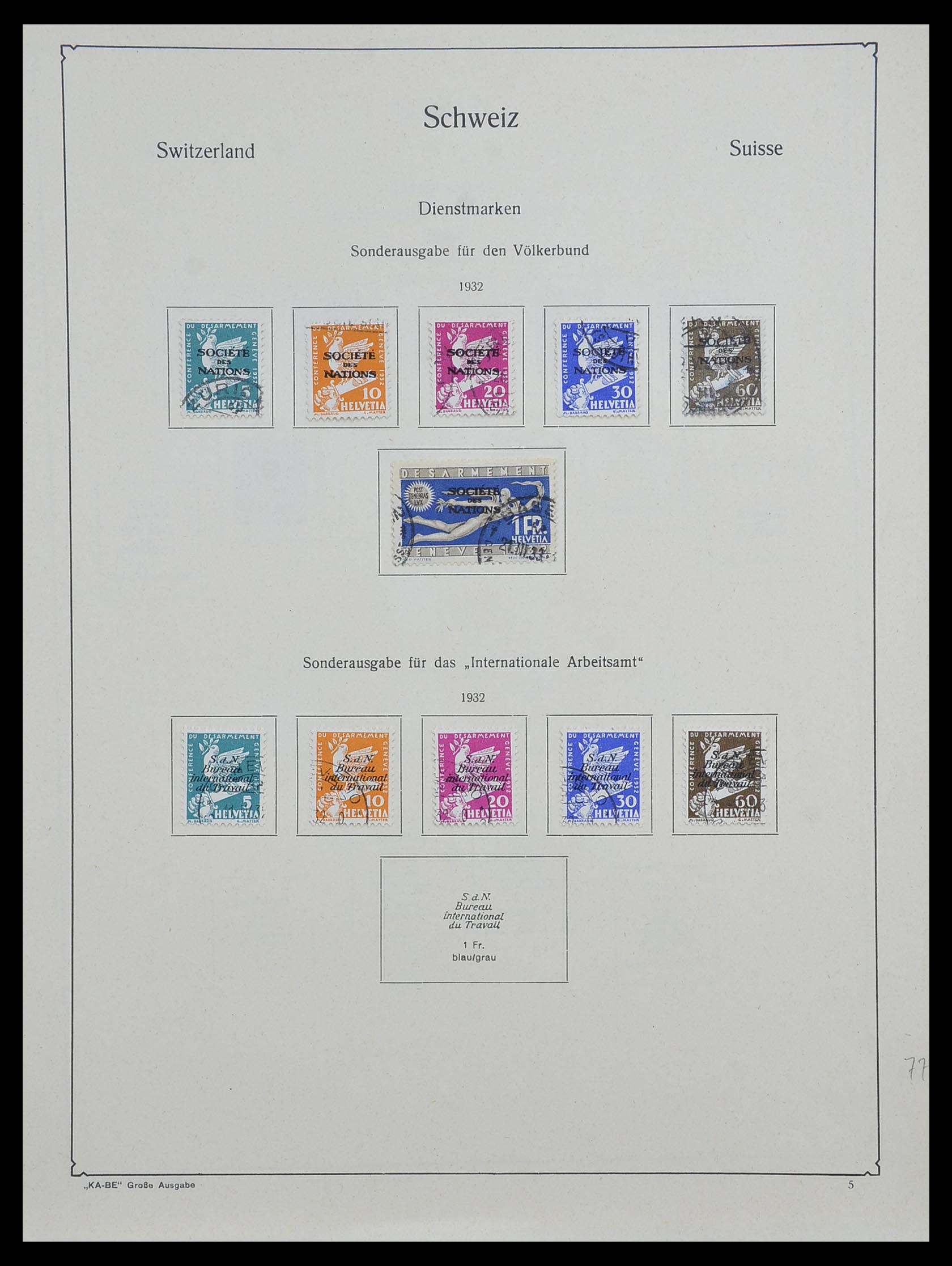 33603 023 - Stamp collection 33603 Switzerland 1862-1976.