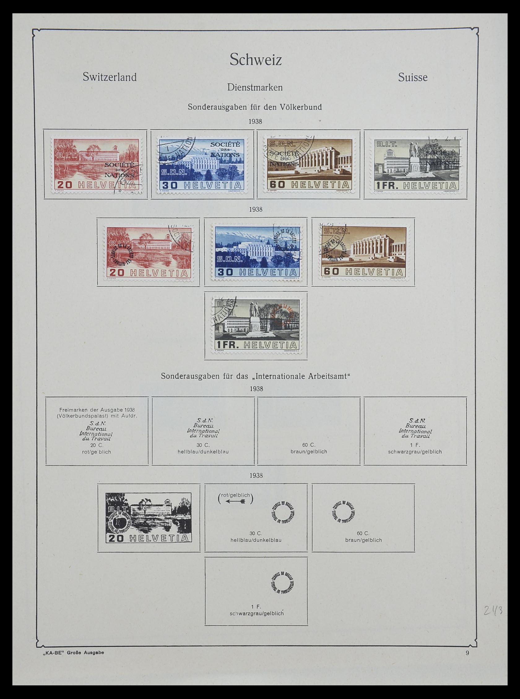 33603 027 - Postzegelverzameling 33603 Zwitserland 1862-1976.