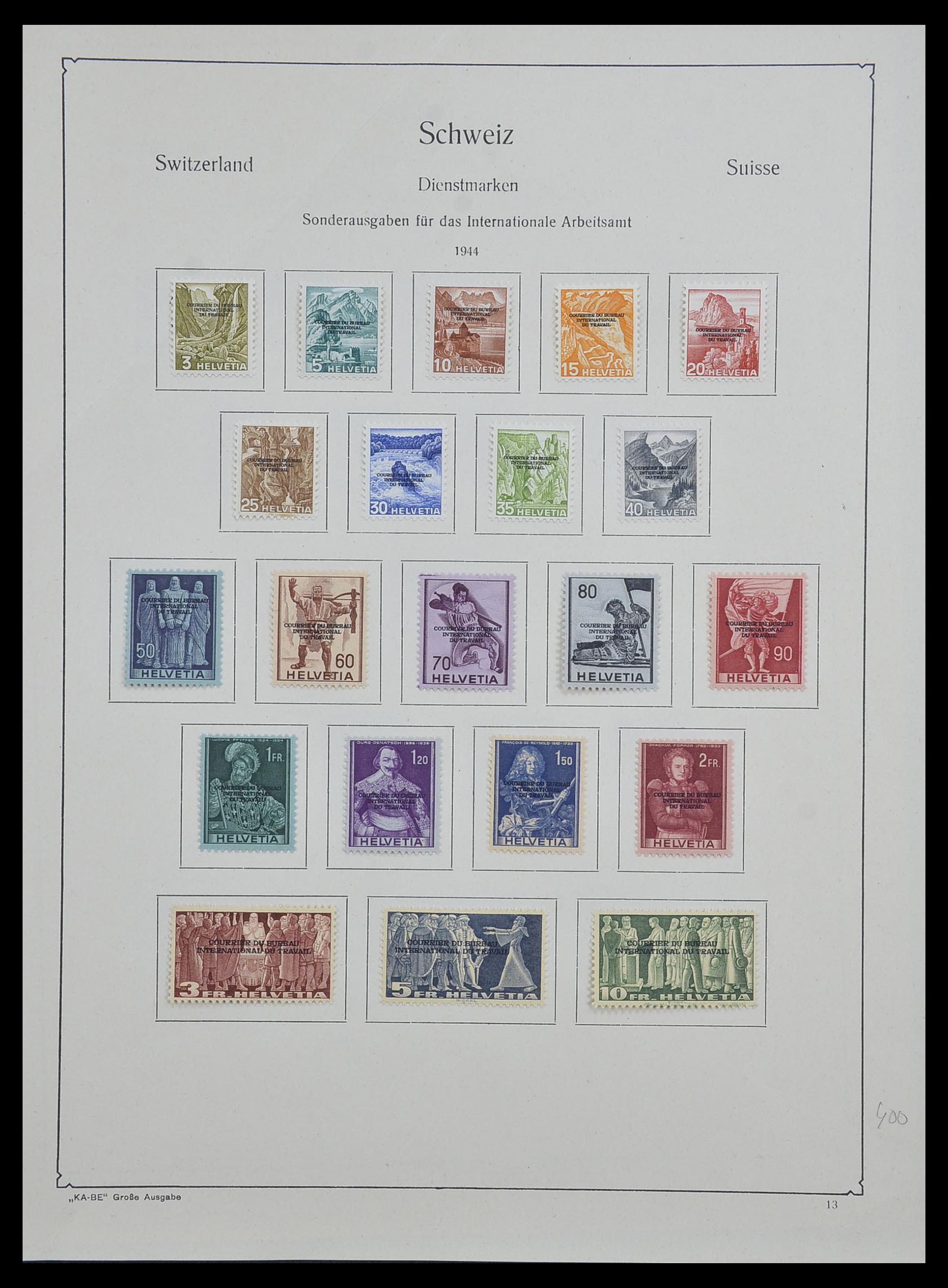 33603 029 - Stamp collection 33603 Switzerland 1862-1976.