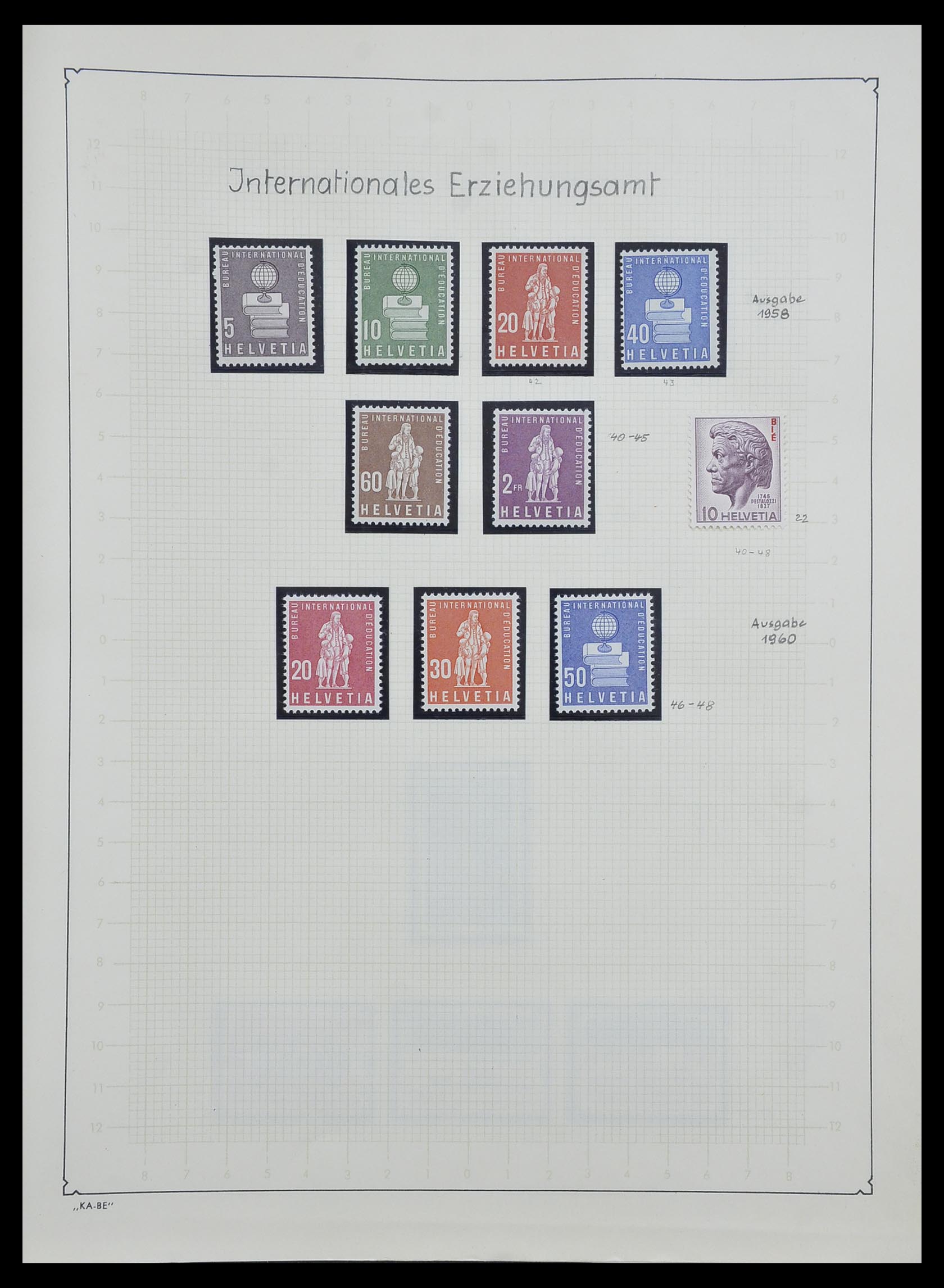 33603 033 - Stamp collection 33603 Switzerland 1862-1976.