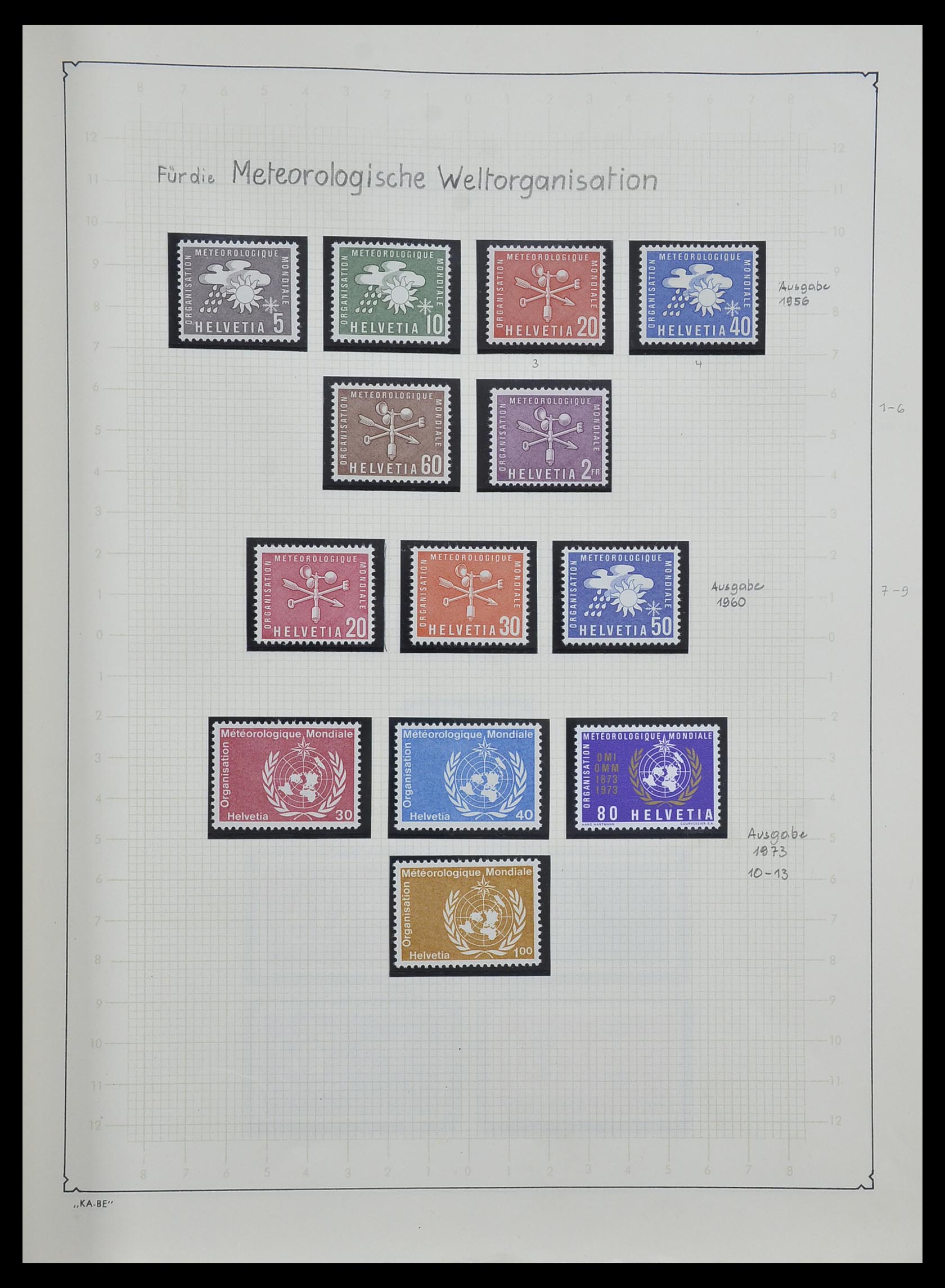 33603 035 - Stamp collection 33603 Switzerland 1862-1976.