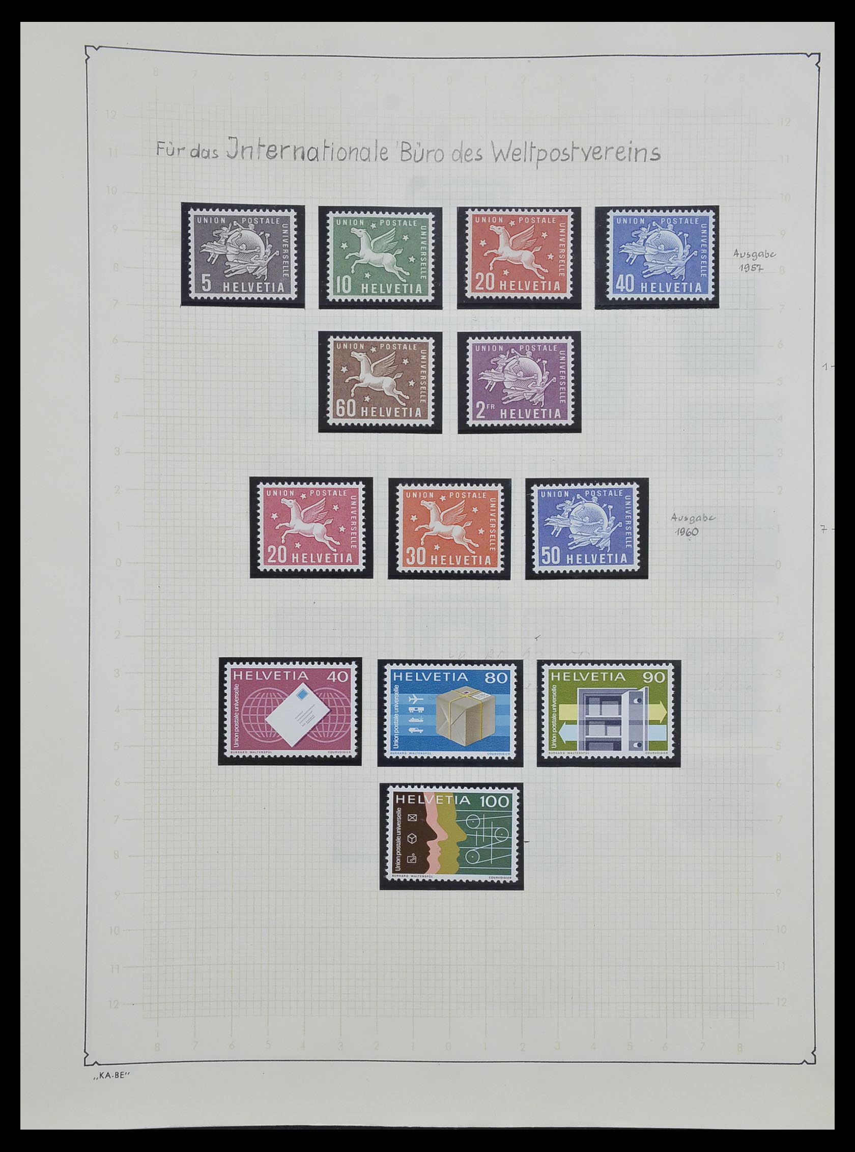 33603 037 - Stamp collection 33603 Switzerland 1862-1976.
