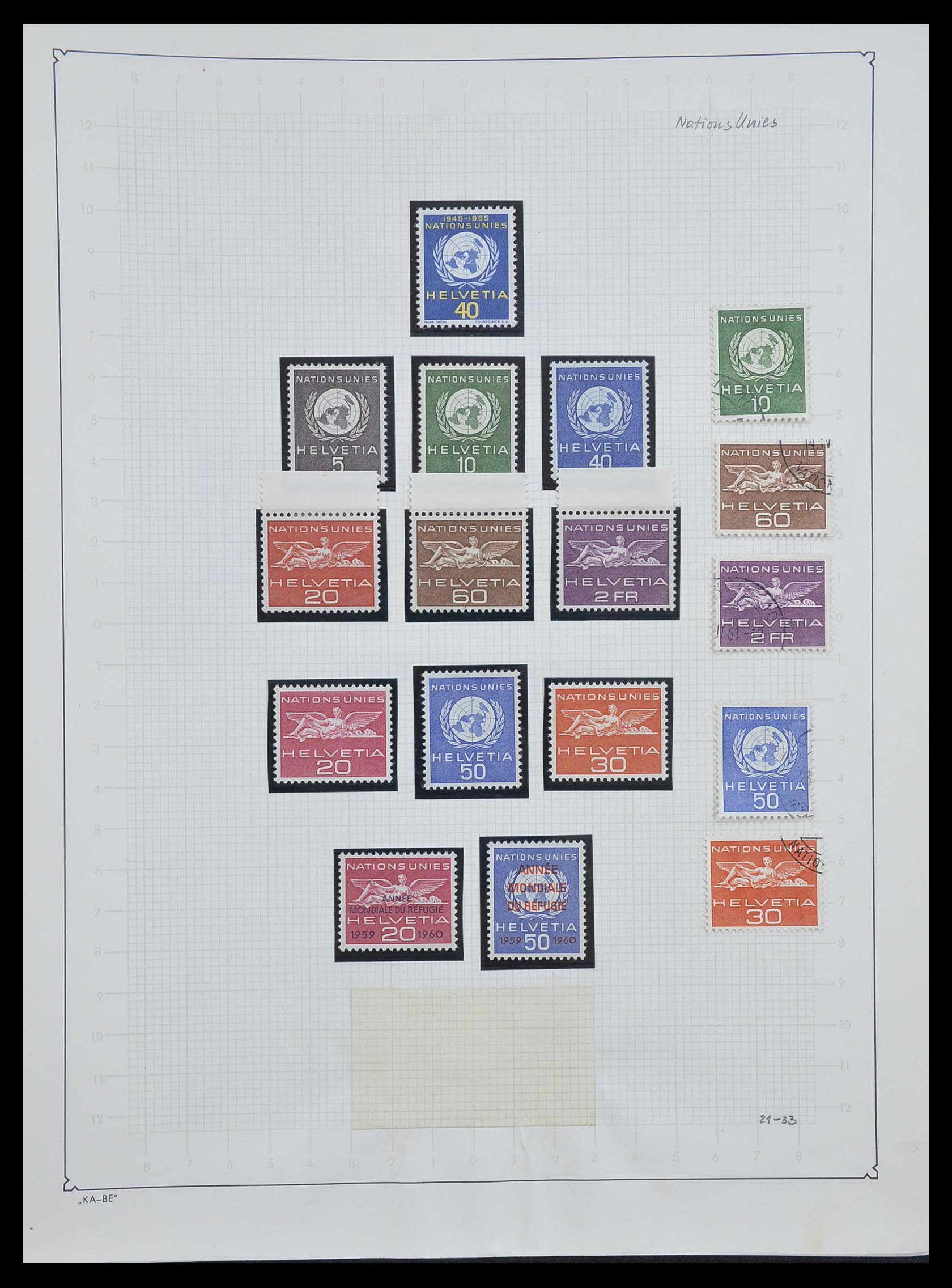 33603 038 - Stamp collection 33603 Switzerland 1862-1976.