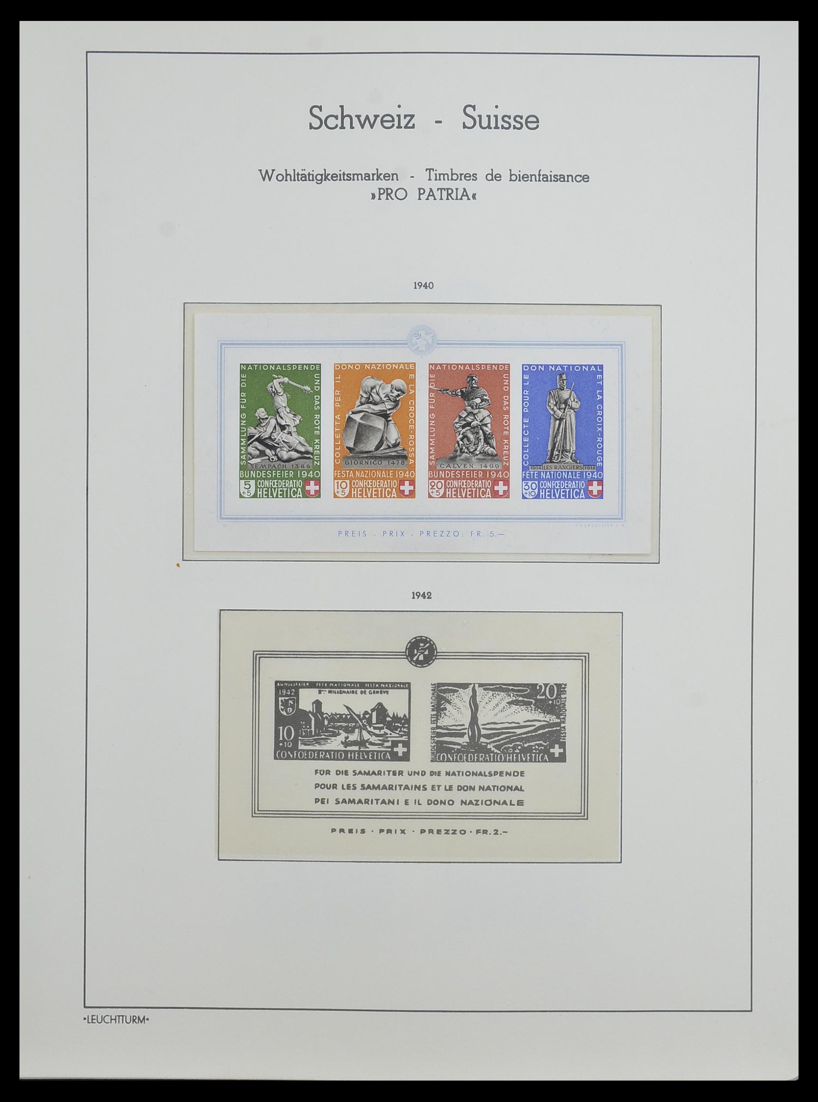 33603 041 - Postzegelverzameling 33603 Zwitserland 1862-1976.