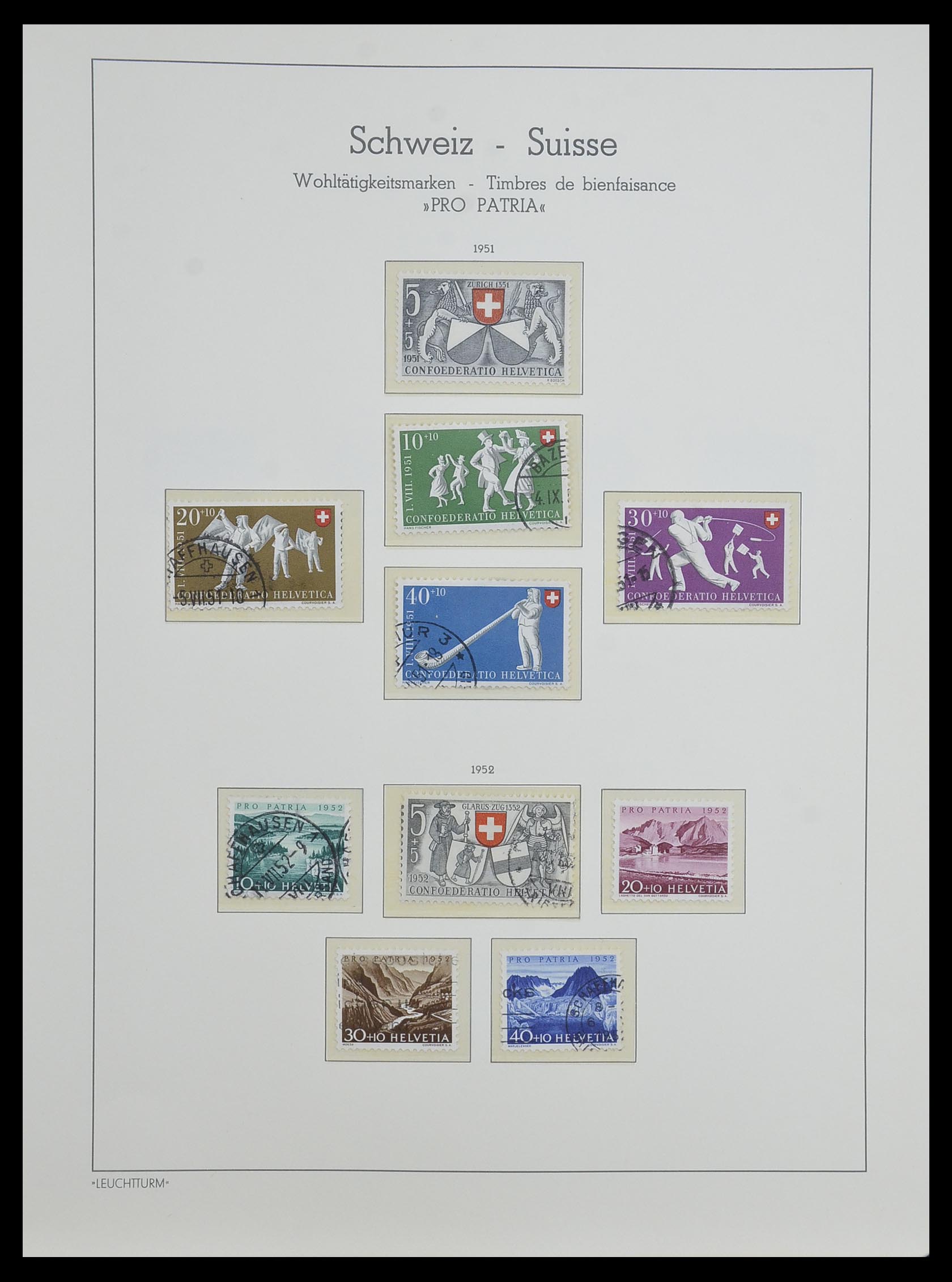 33603 046 - Postzegelverzameling 33603 Zwitserland 1862-1976.