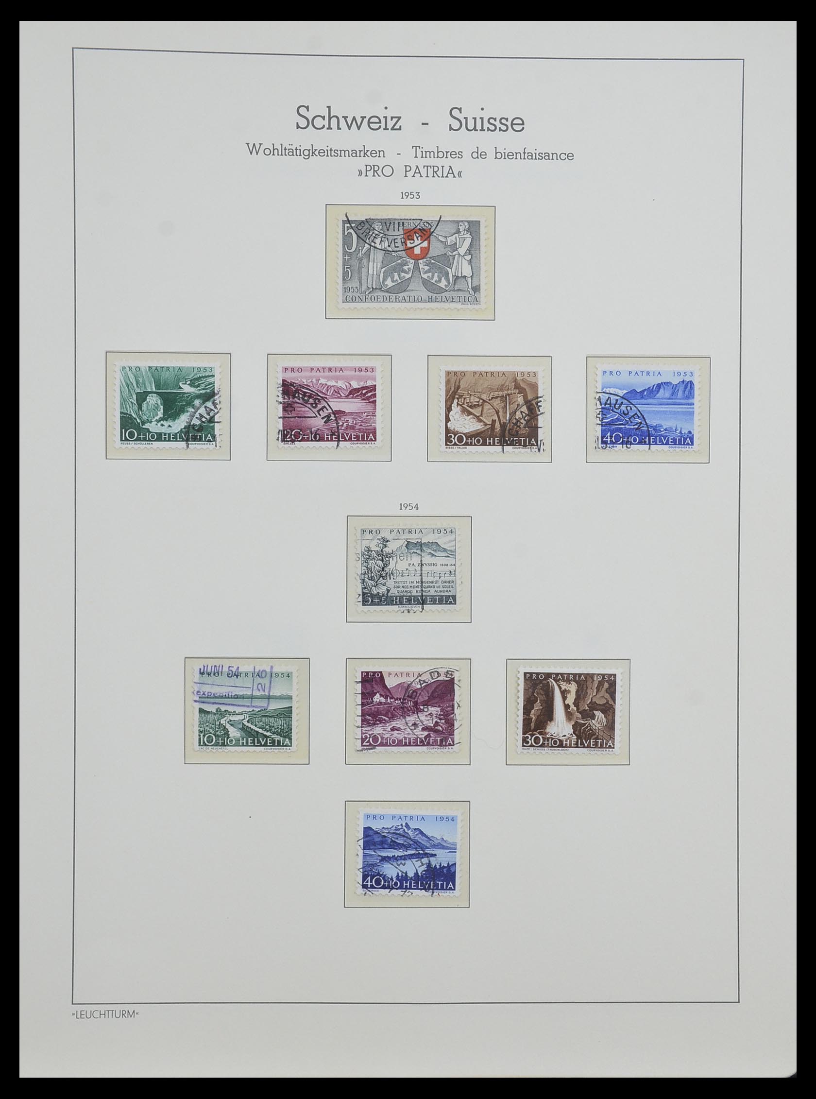 33603 047 - Postzegelverzameling 33603 Zwitserland 1862-1976.