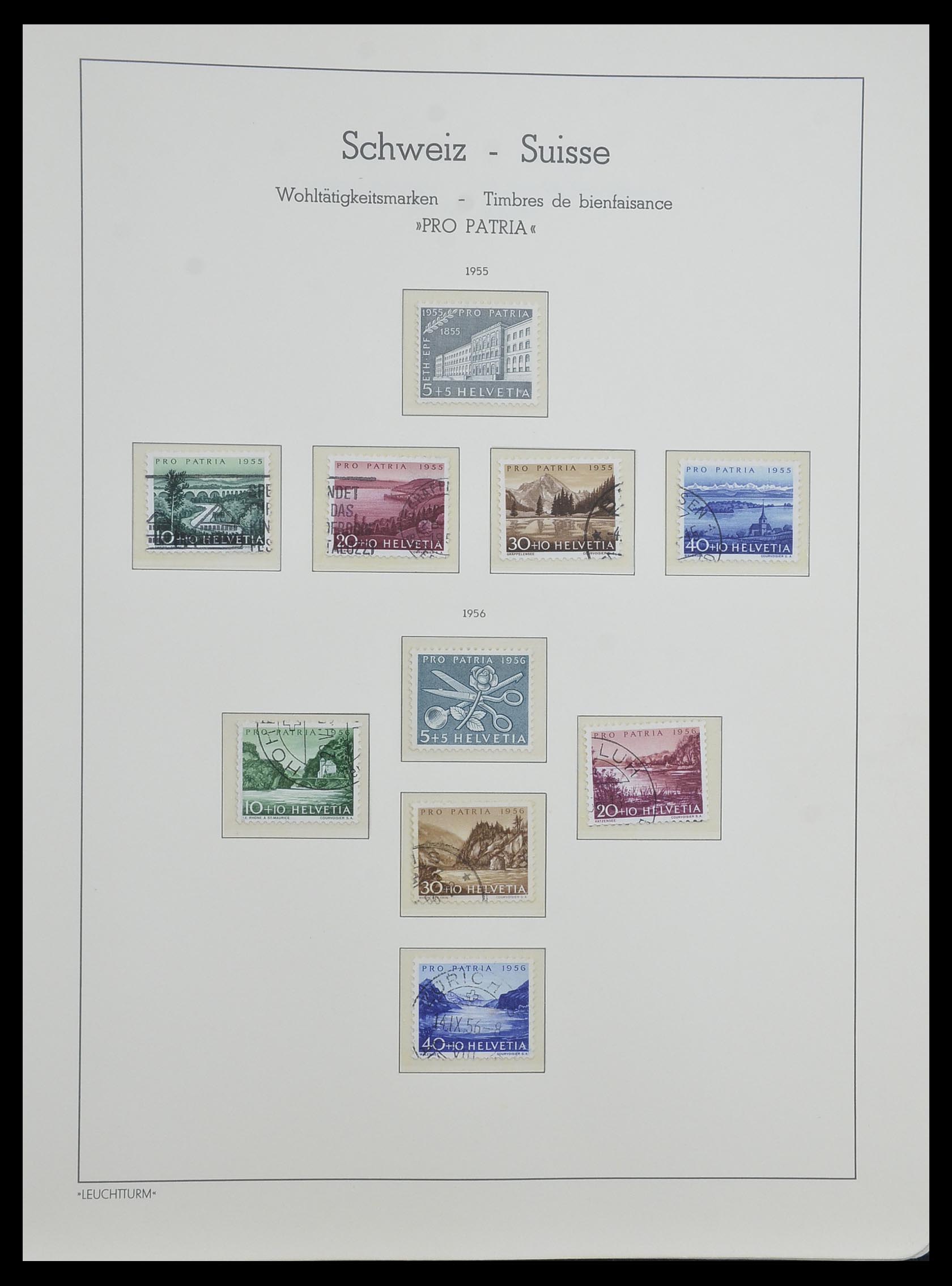 33603 048 - Postzegelverzameling 33603 Zwitserland 1862-1976.
