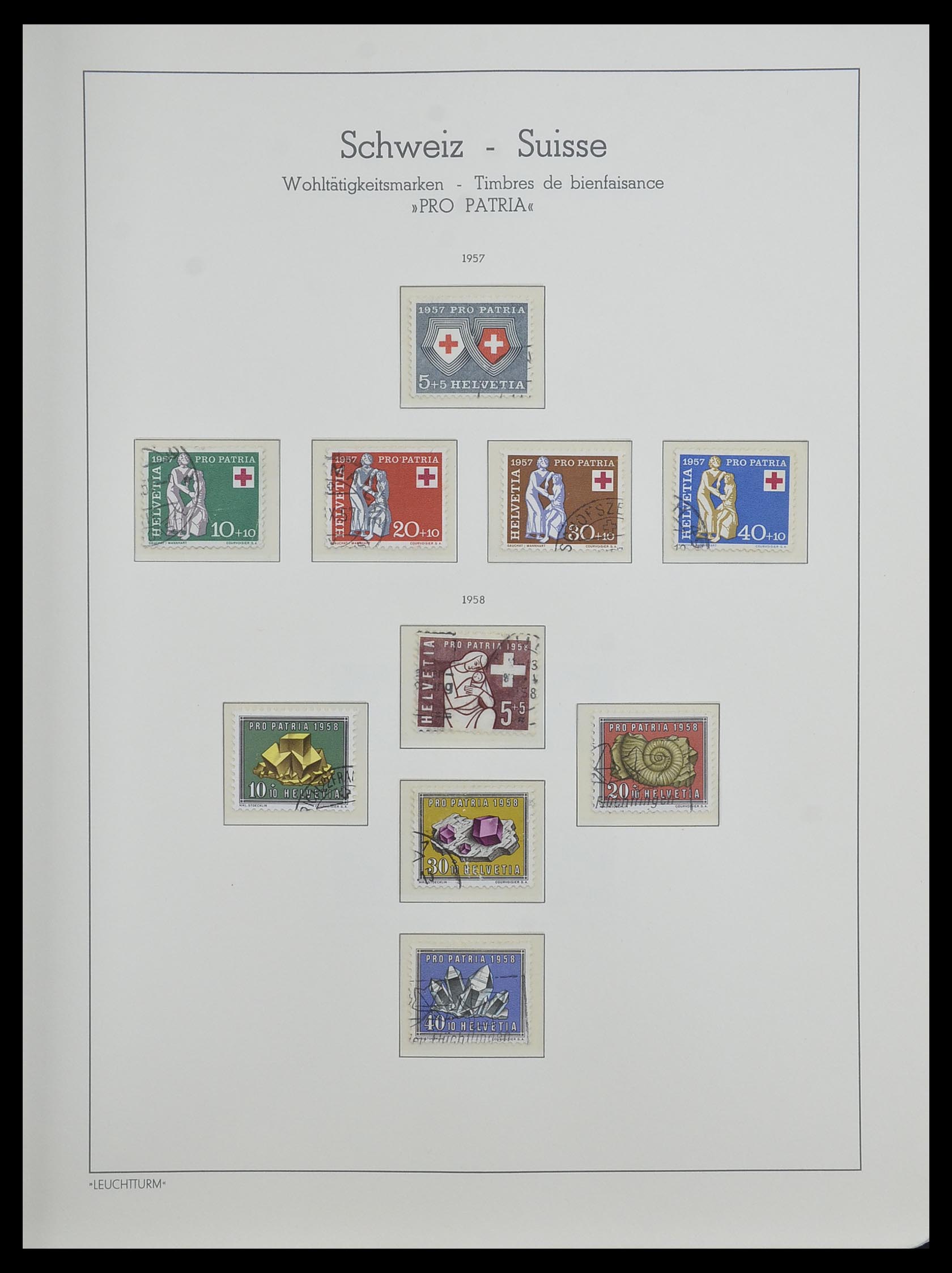 33603 049 - Postzegelverzameling 33603 Zwitserland 1862-1976.