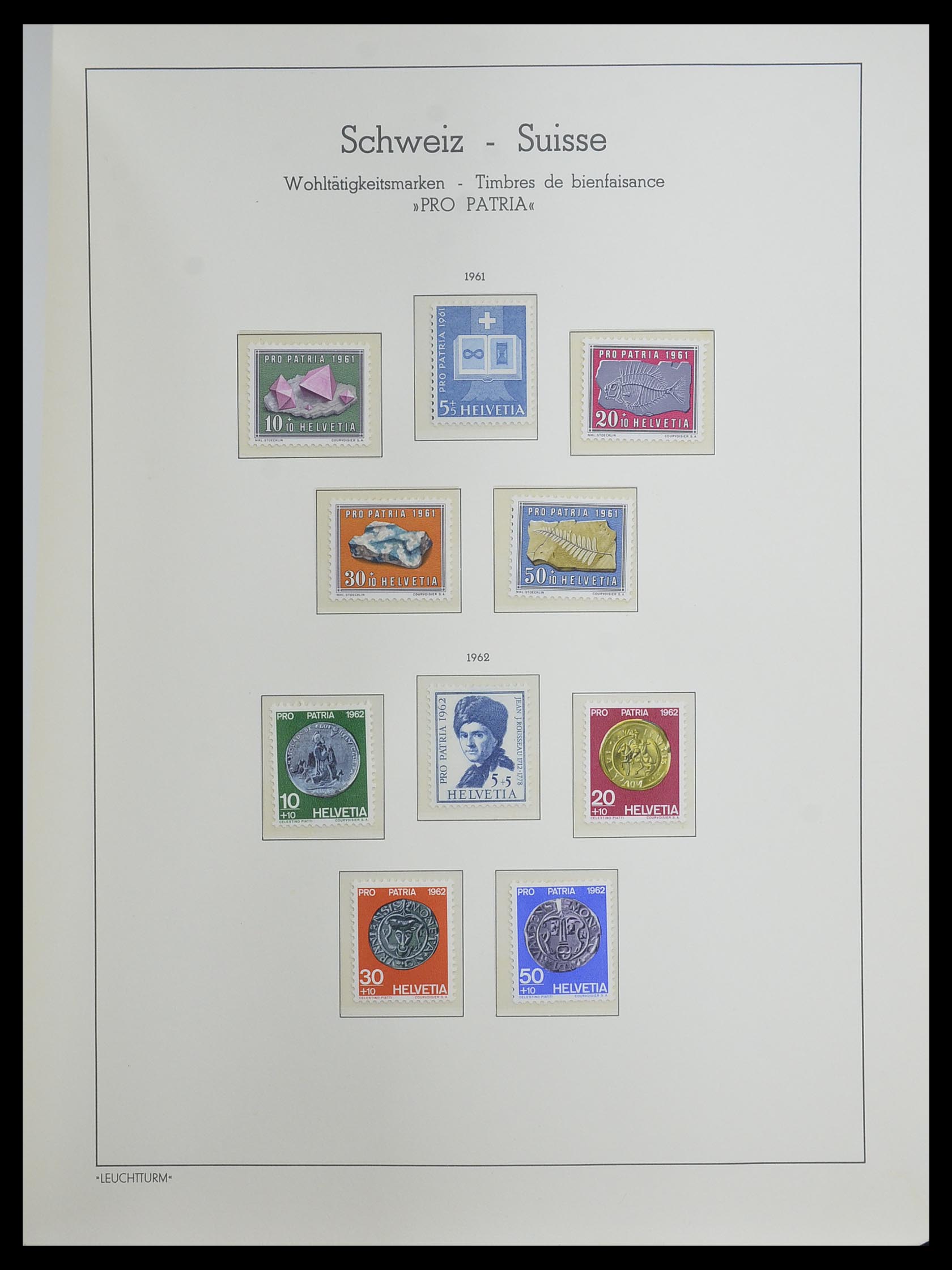 33603 052 - Postzegelverzameling 33603 Zwitserland 1862-1976.