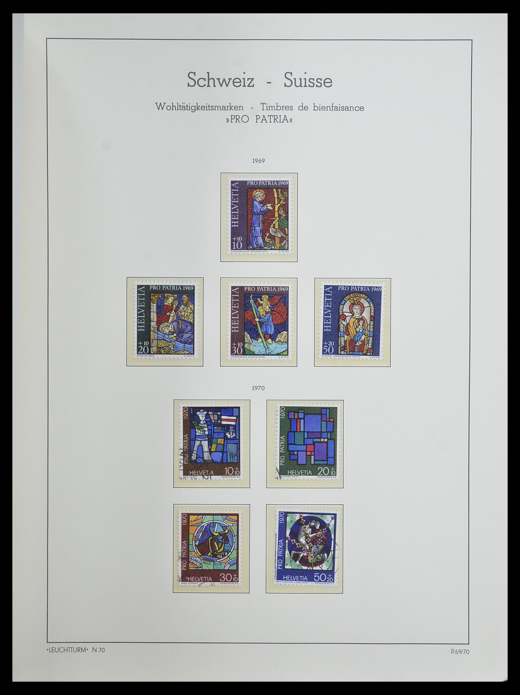 33603 056 - Postzegelverzameling 33603 Zwitserland 1862-1976.