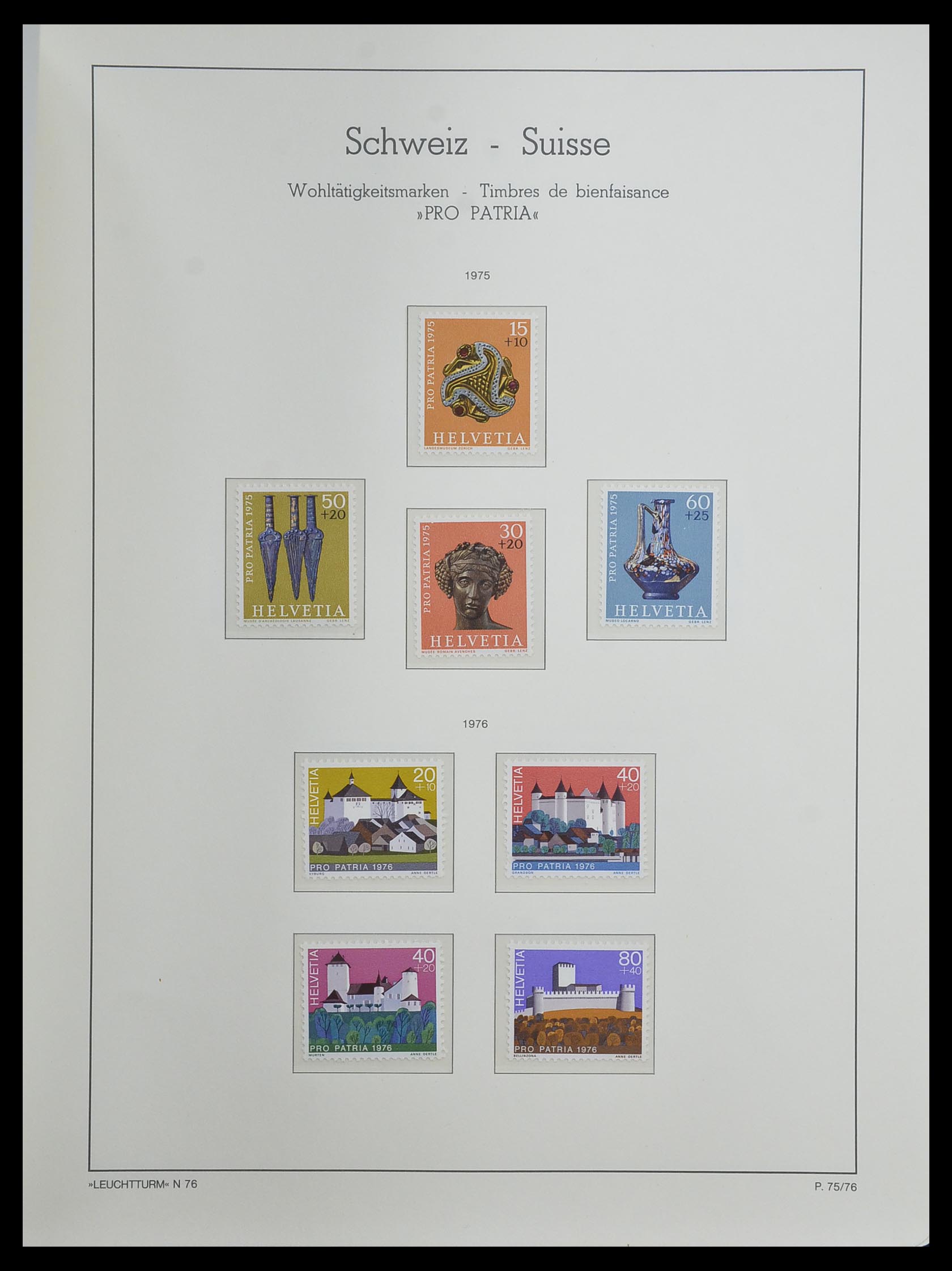 33603 059 - Stamp collection 33603 Switzerland 1862-1976.