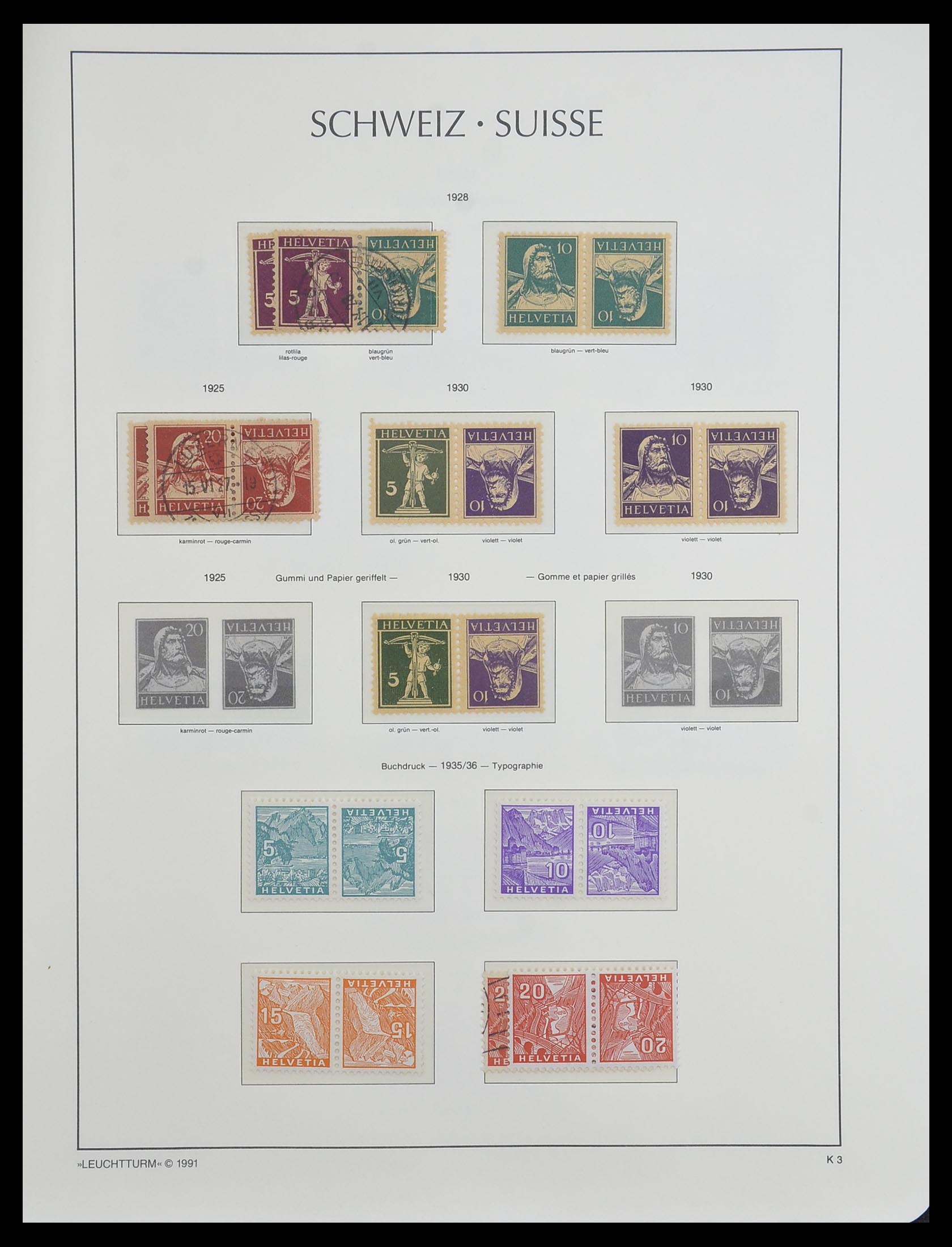33603 065 - Postzegelverzameling 33603 Zwitserland 1862-1976.