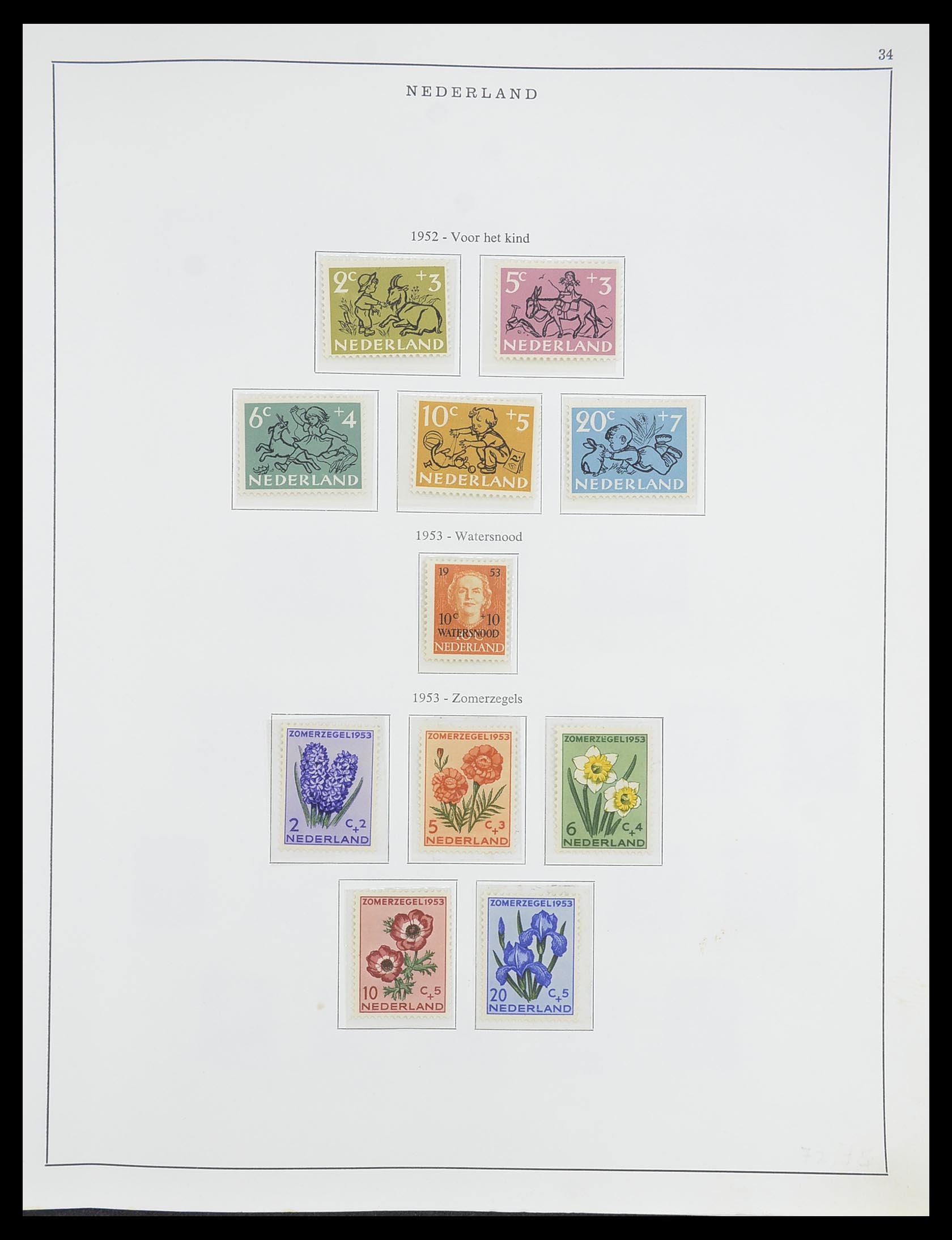 33604 008 - Stamp collection 33604 Netherlands 1946-1987.