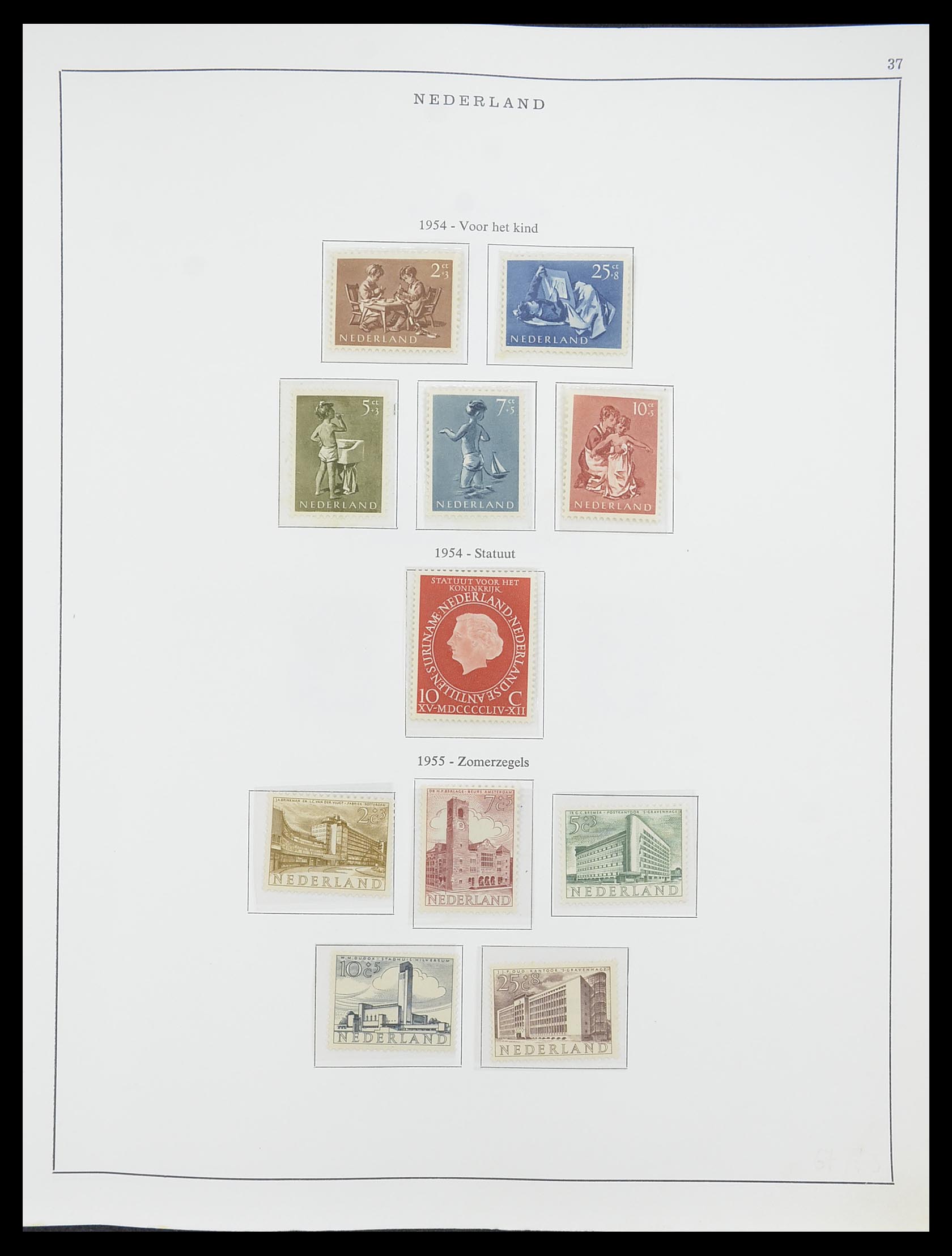 33604 011 - Stamp collection 33604 Netherlands 1946-1987.