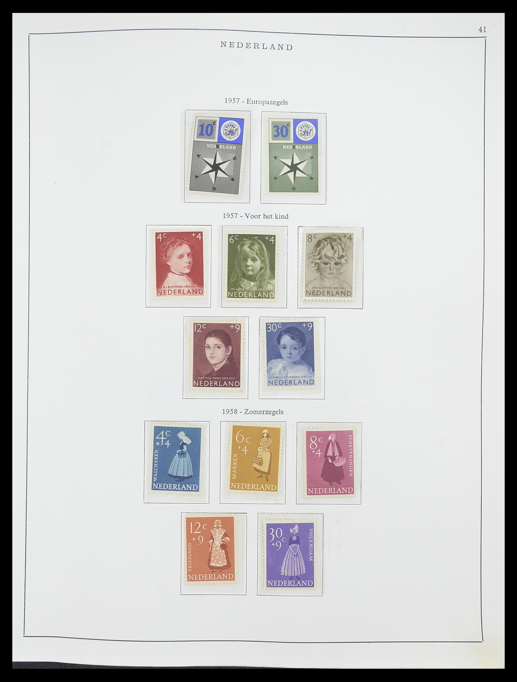 33604 015 - Stamp collection 33604 Netherlands 1946-1987.