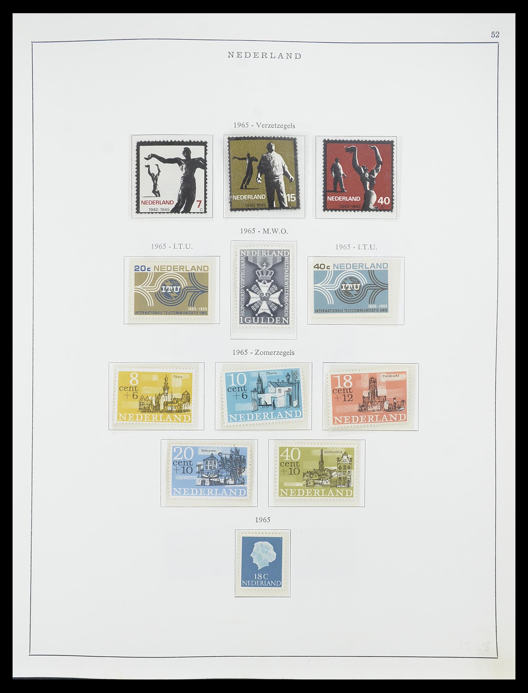 33604 026 - Stamp collection 33604 Netherlands 1946-1987.