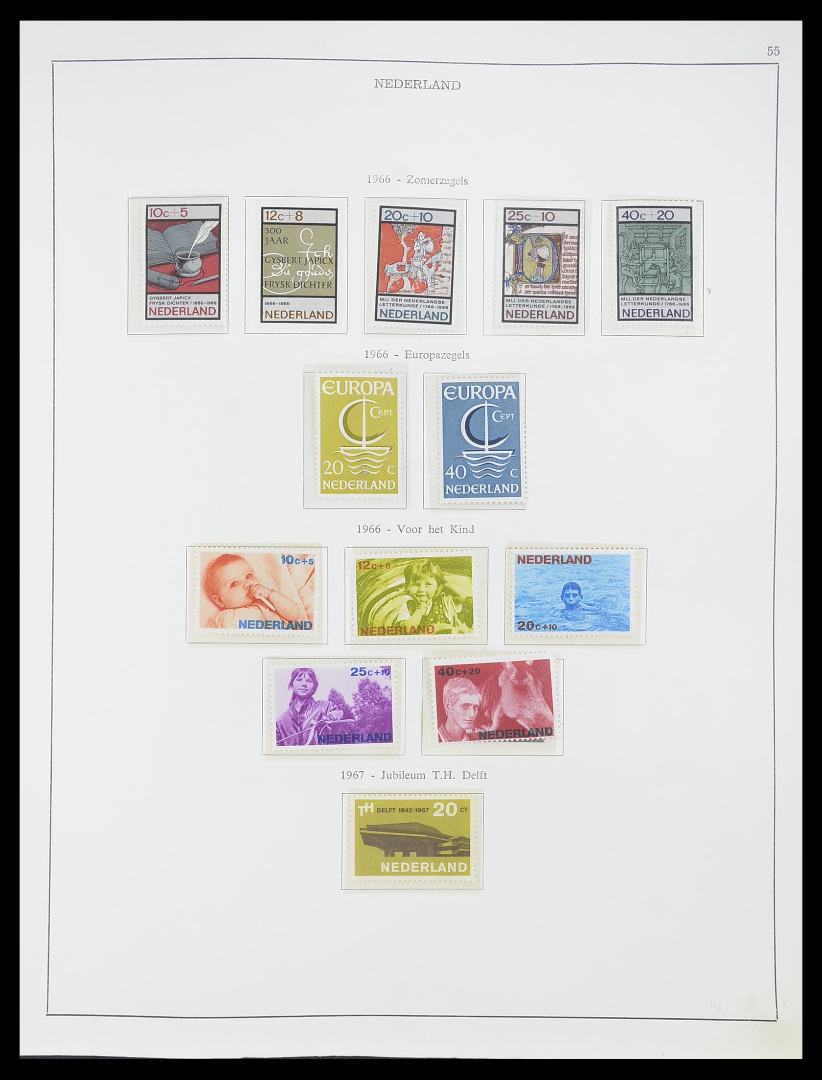 33604 029 - Stamp collection 33604 Netherlands 1946-1987.