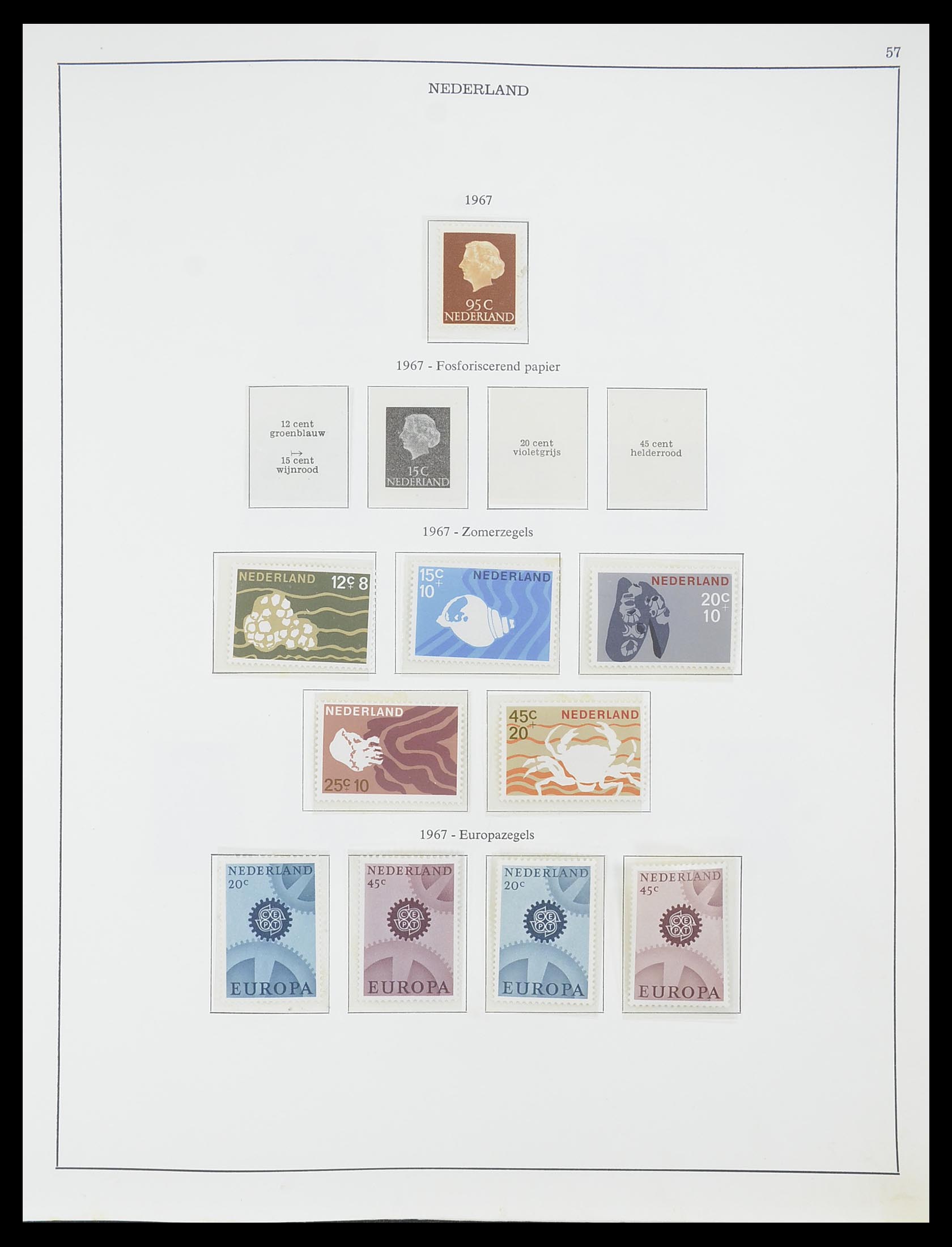 33604 031 - Stamp collection 33604 Netherlands 1946-1987.