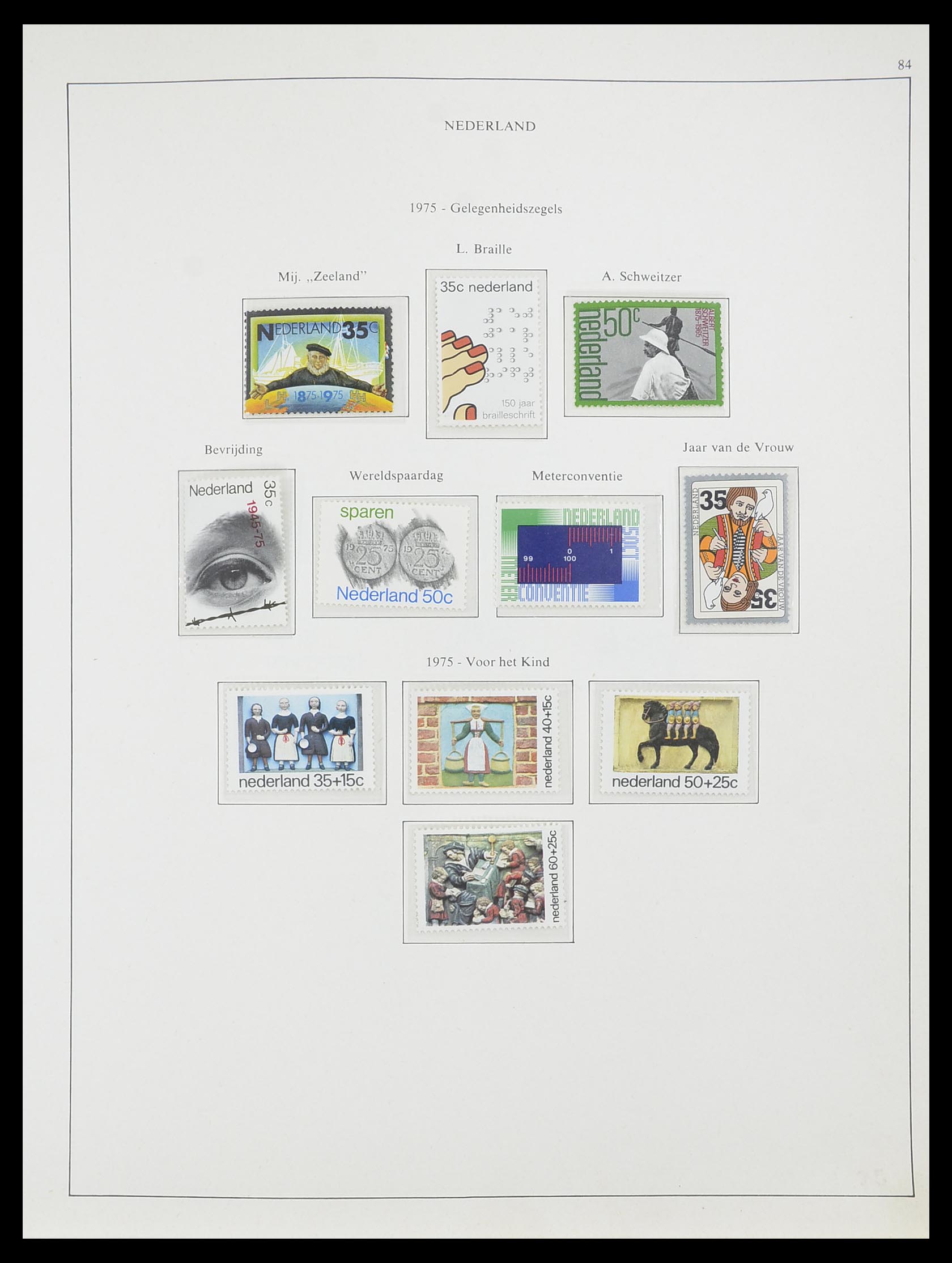 33604 060 - Stamp collection 33604 Netherlands 1946-1987.