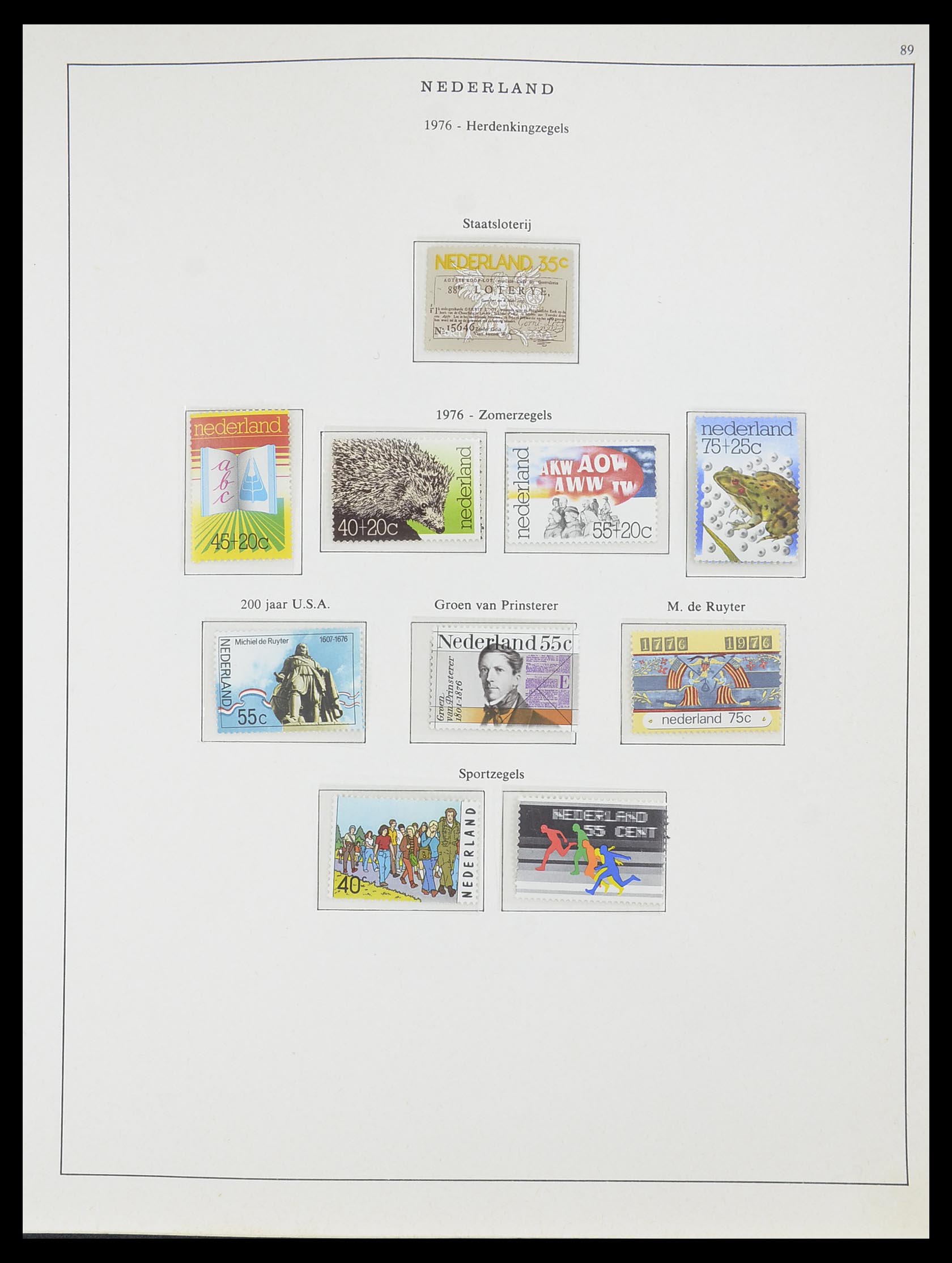 33604 063 - Stamp collection 33604 Netherlands 1946-1987.