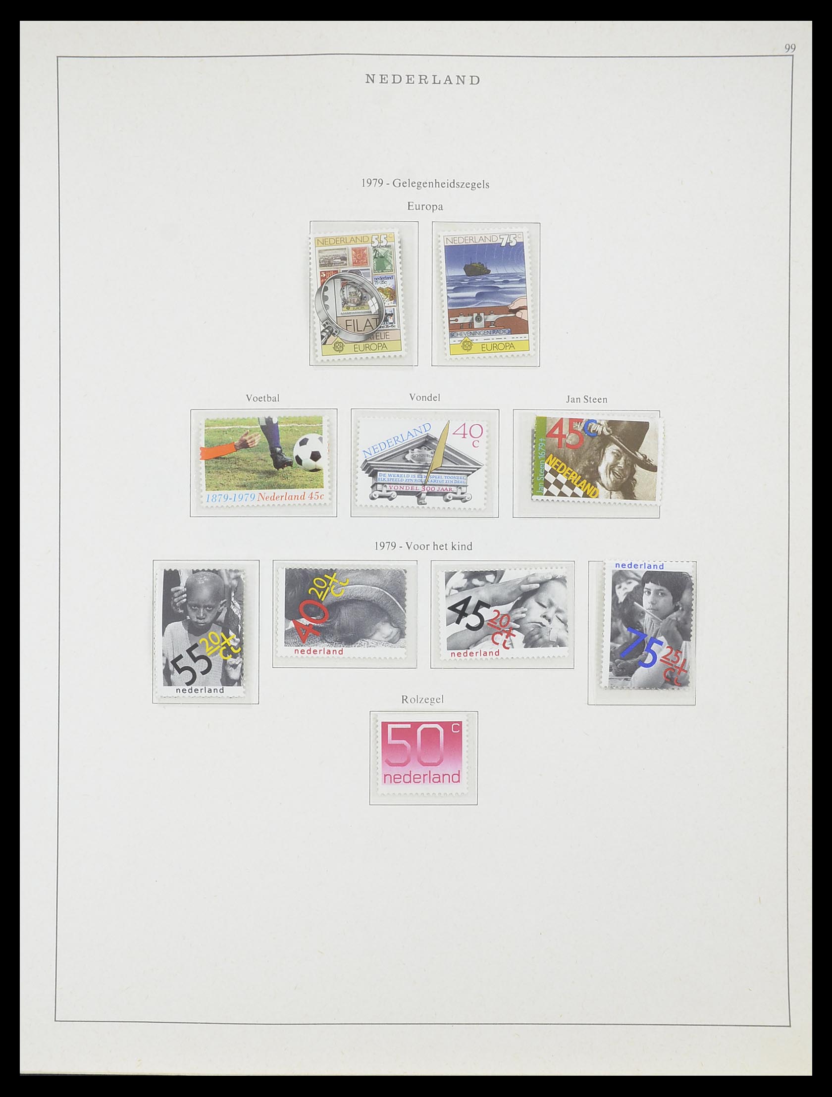 33604 073 - Stamp collection 33604 Netherlands 1946-1987.