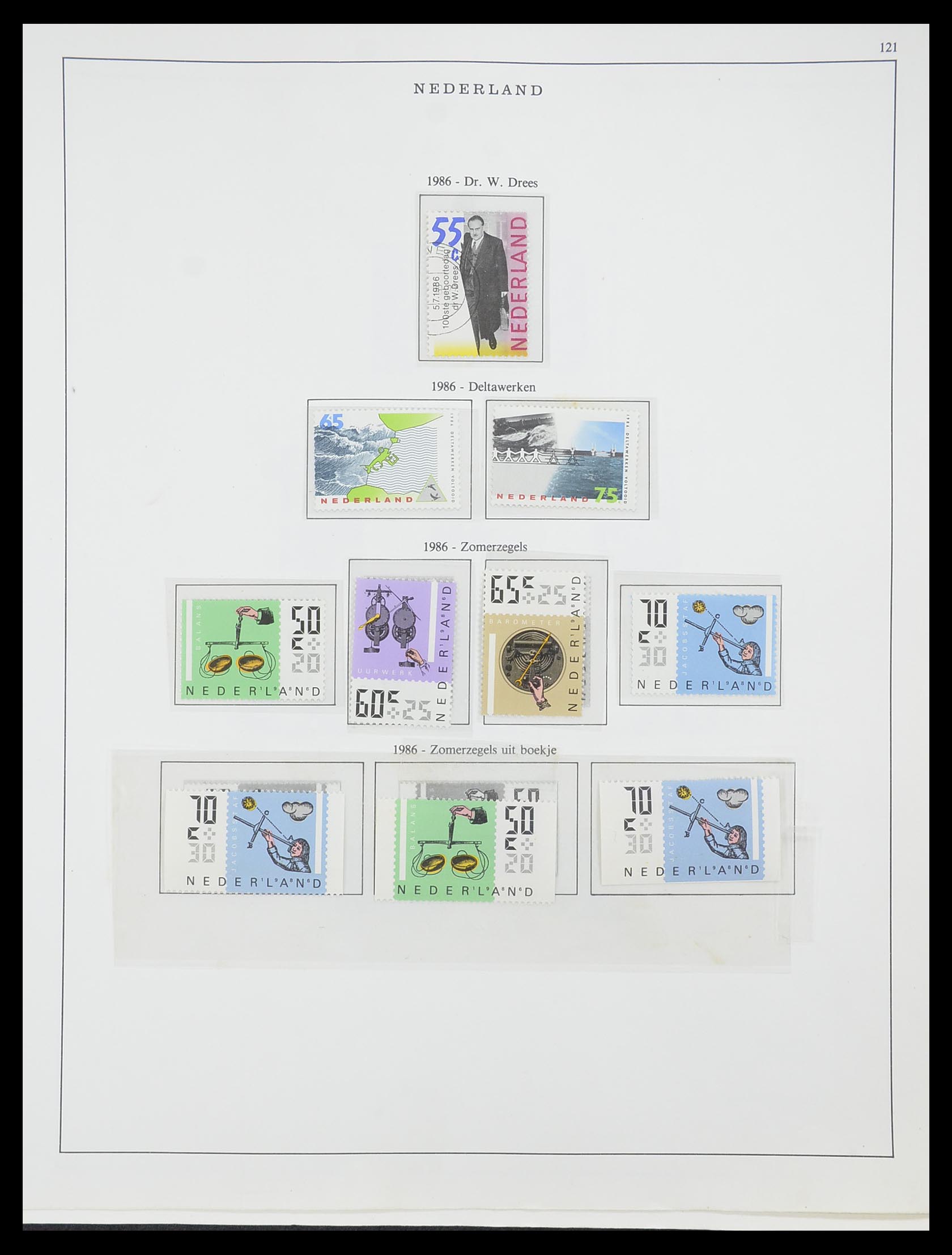 33604 095 - Stamp collection 33604 Netherlands 1946-1987.